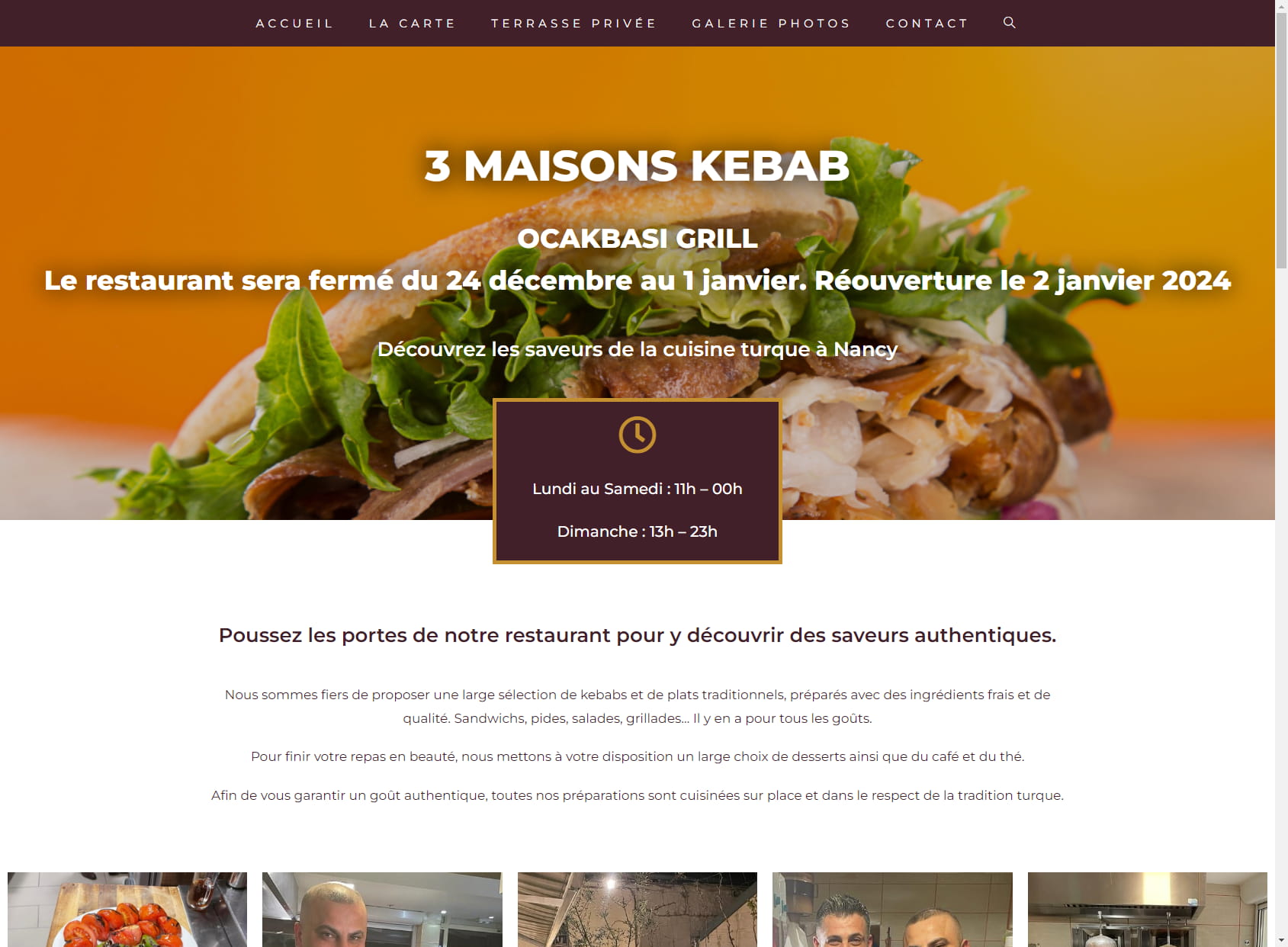 3 Maisons Kebab - Restaurant turc