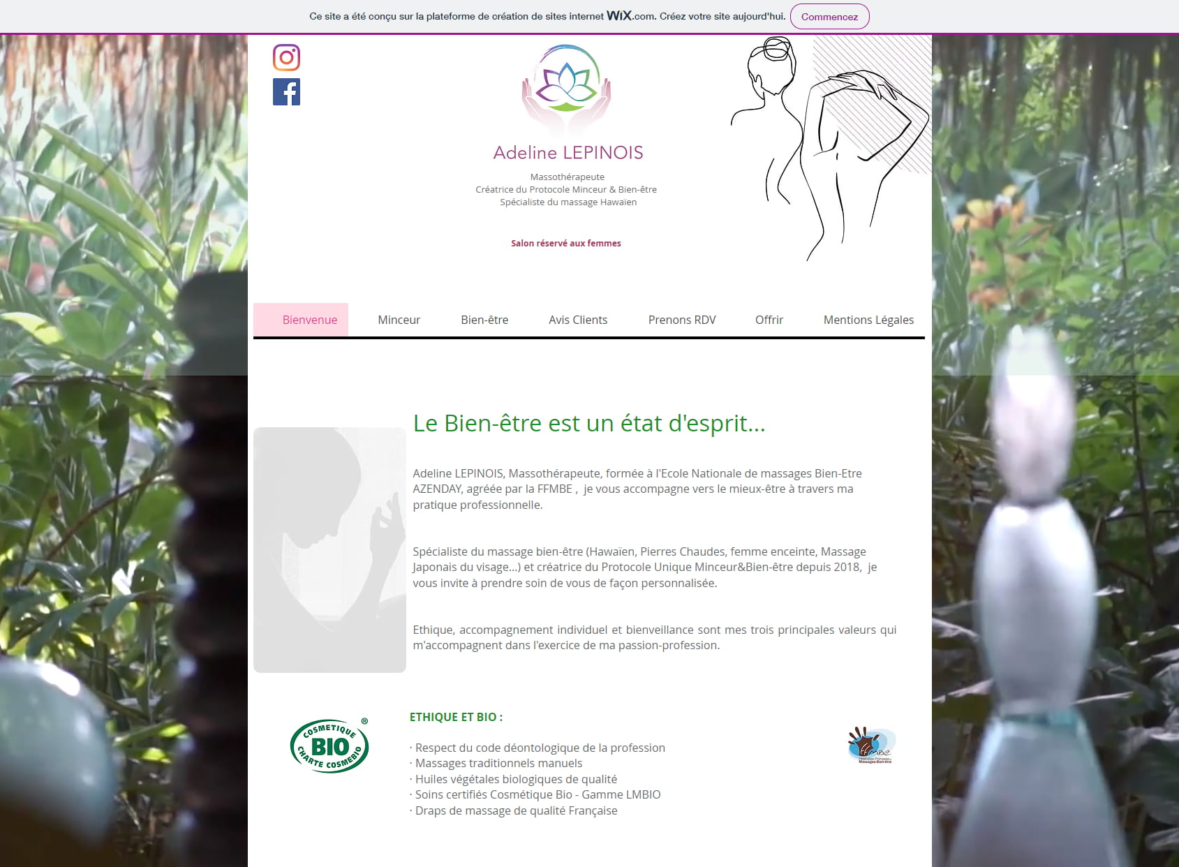 Adeline LEPINOIS - Massothérapeute - Massages Bien-être et Protocole Minceur&Bien-être