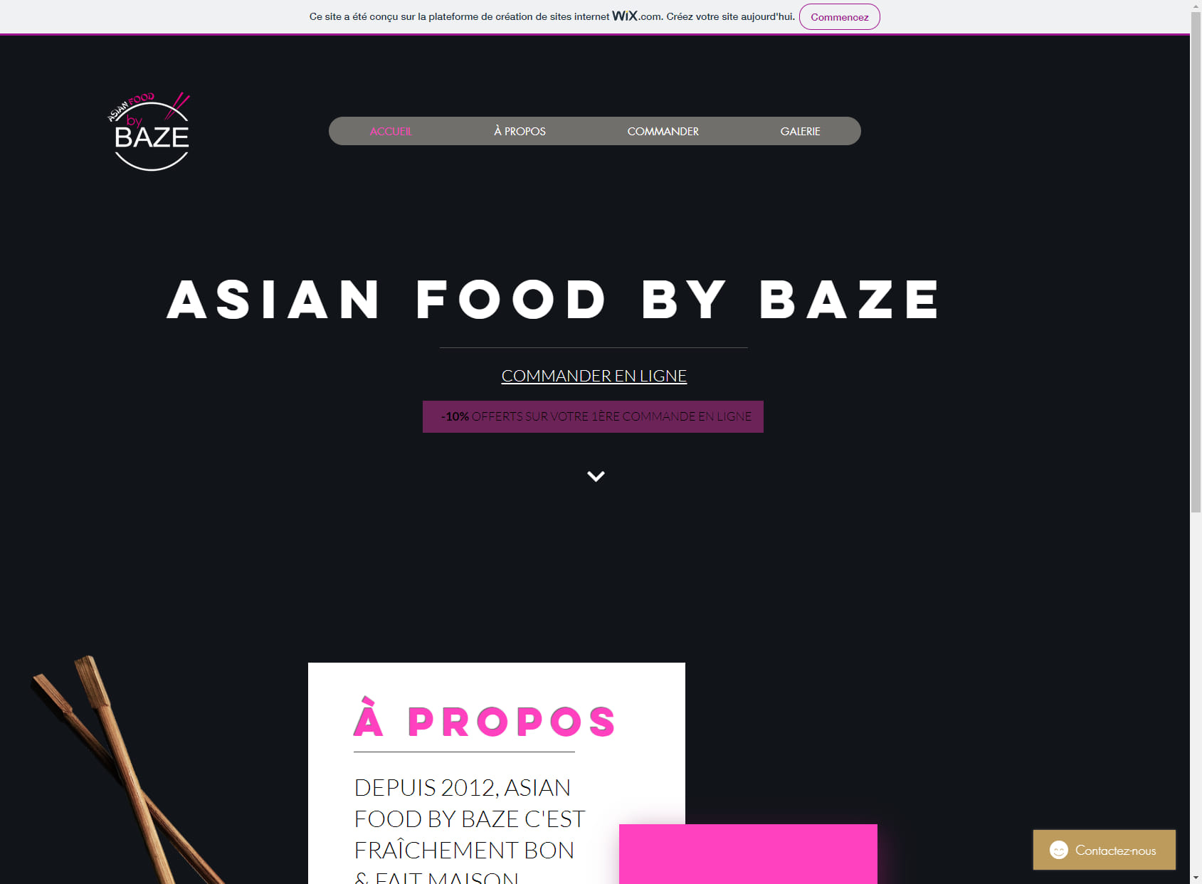 Asian food by BAZE Clichy