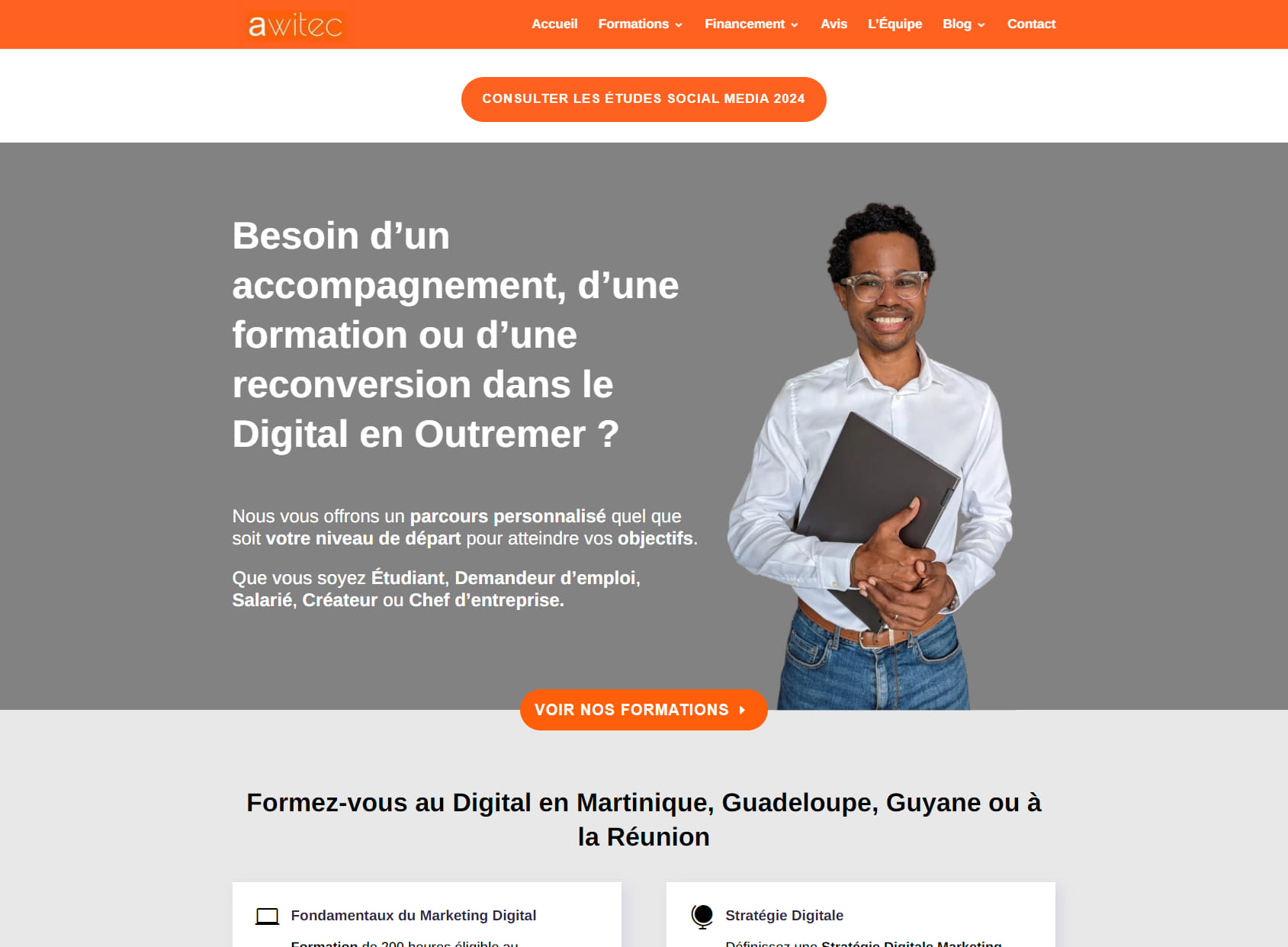 Awitec | Formation Marketing Digital Martinique