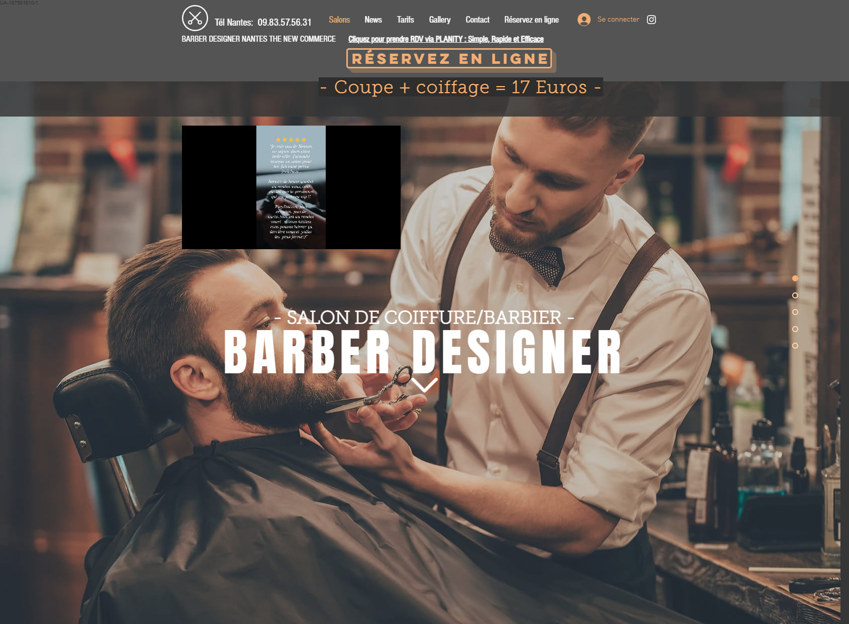 Barber Designer Nantes Commerce