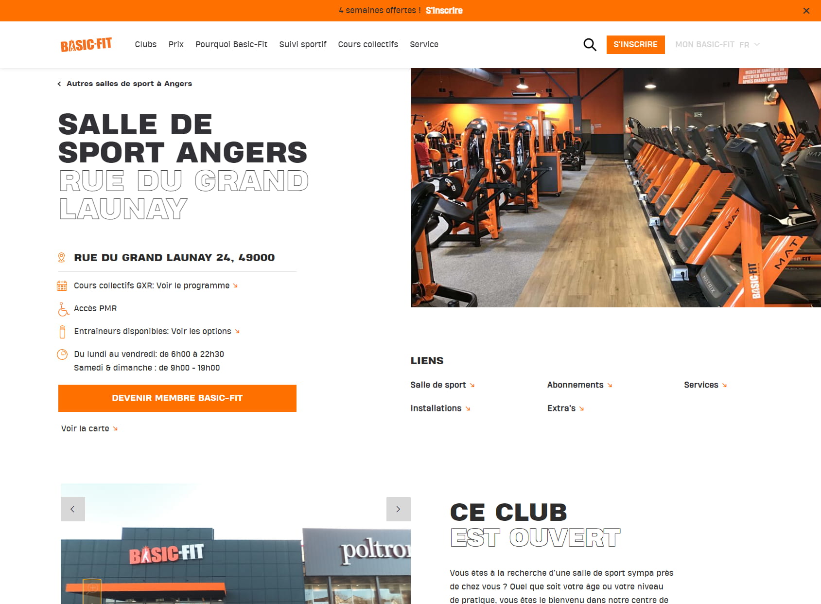 Basic-Fit Angers Rue du Grand Launay