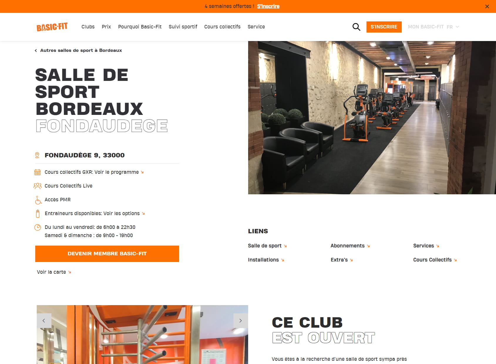 Basic-Fit Bordeaux Sports Facilities