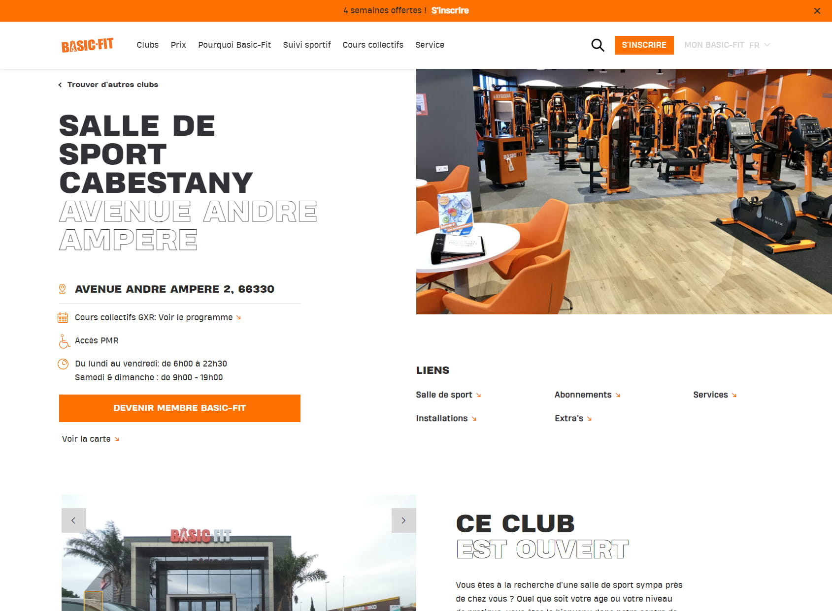 Basic-Fit Cabestany Avenue Andre Ampere