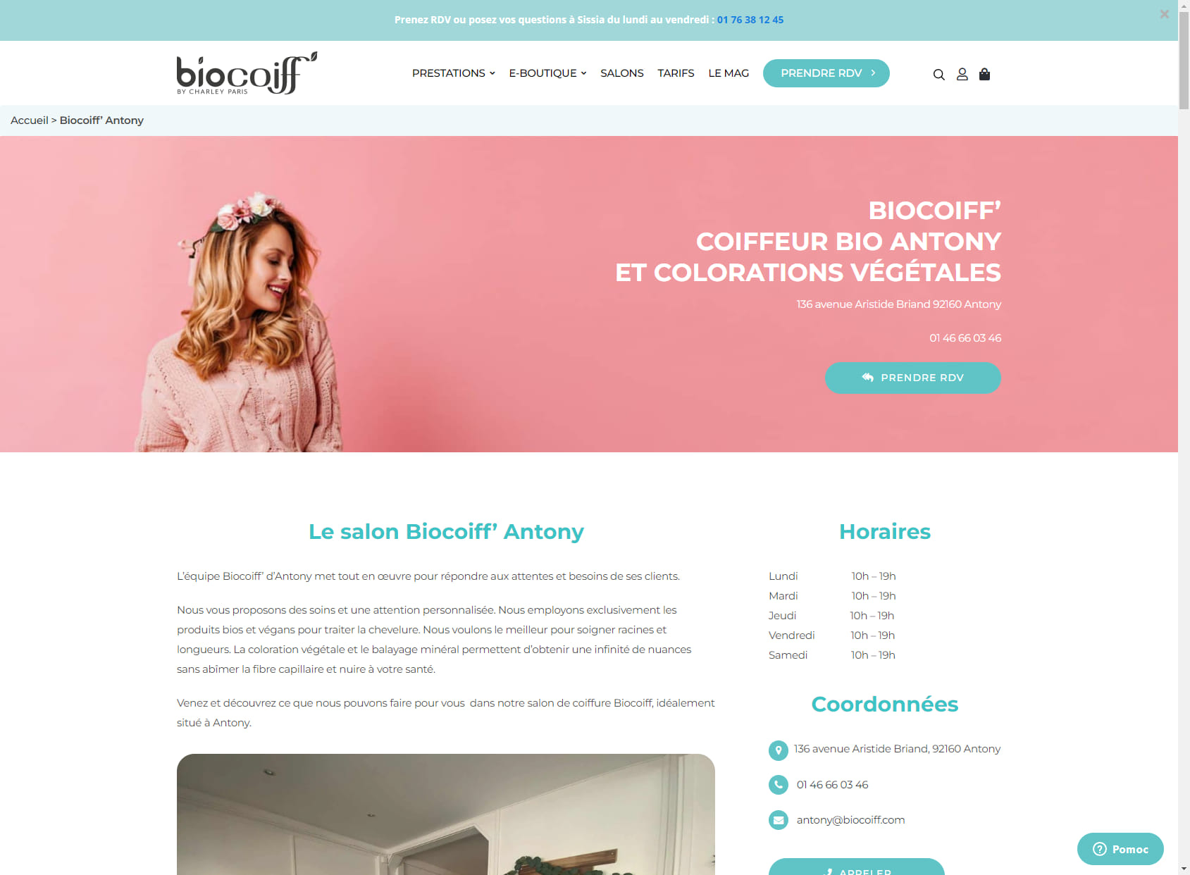 Biocoiff' - Coiffeur Bio Antony et coloration végétale