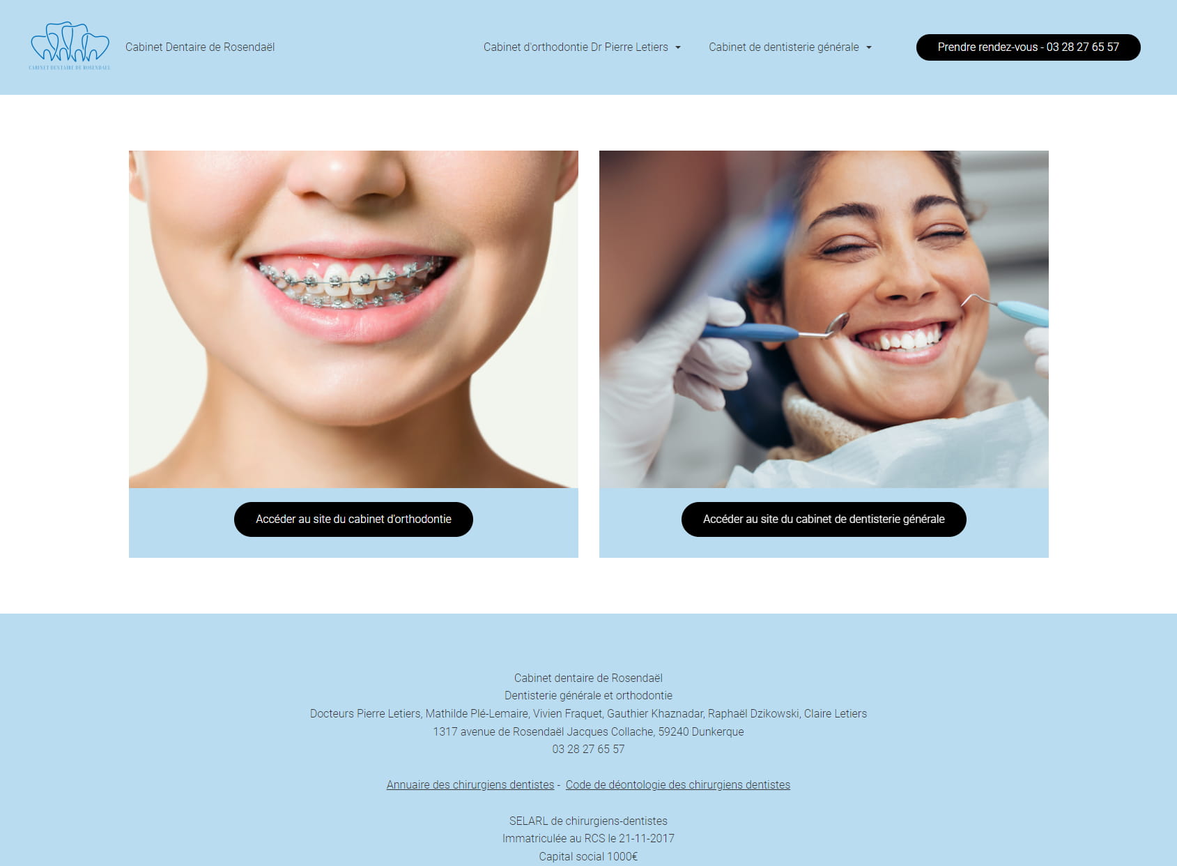 Orthodontie et Dentisterie générale - Cabinet dentaire de Rosendael