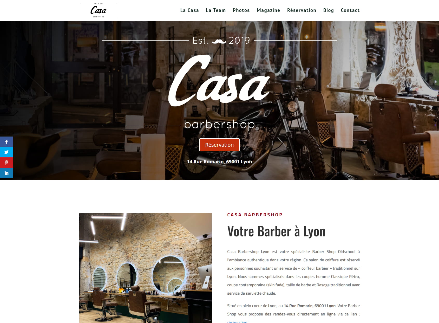 Casa Barbershop Lyon