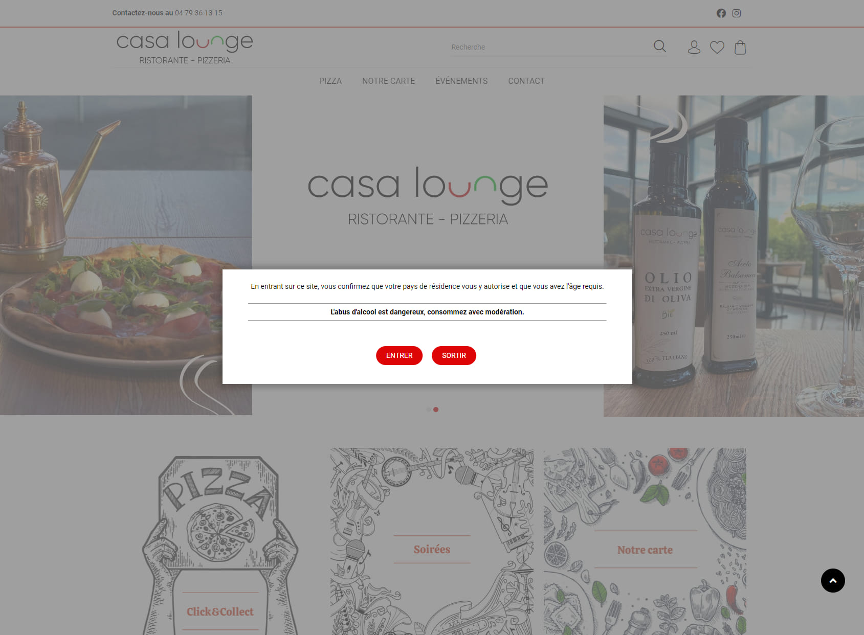 Casa Lounge : restaurant italien, pizzeria et bar lounge à Chambéry