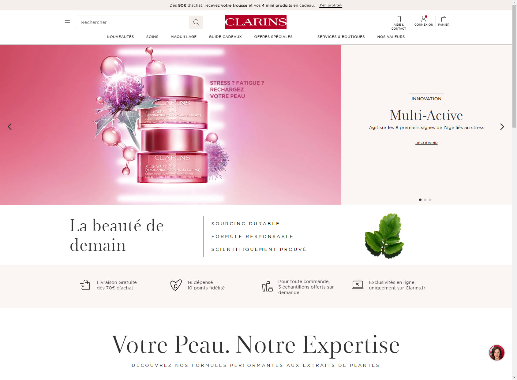 Boutique et Spa Clarins Neuilly