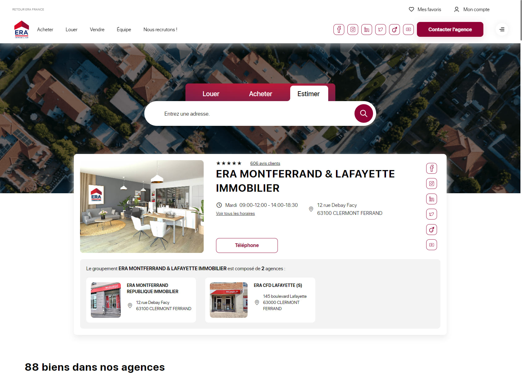 ERA Clermont Lafayette - Agence Immobilière Clermont-Ferrand ⭐⭐⭐⭐⭐