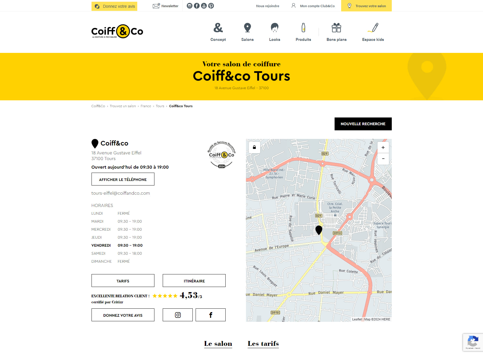 Coiff & Co - Hairdresser TOURS