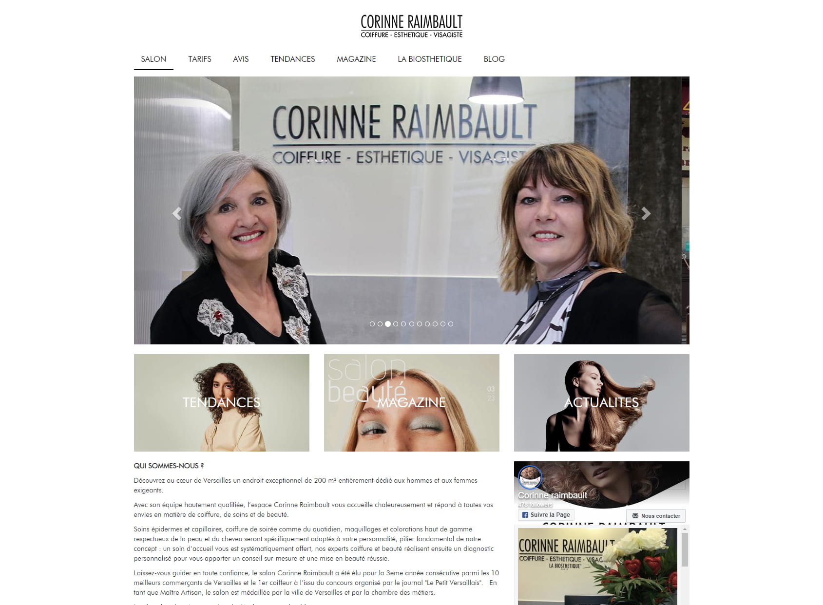 Corinne RAIMBAULT - Coiffure - Esthétique - Visagiste