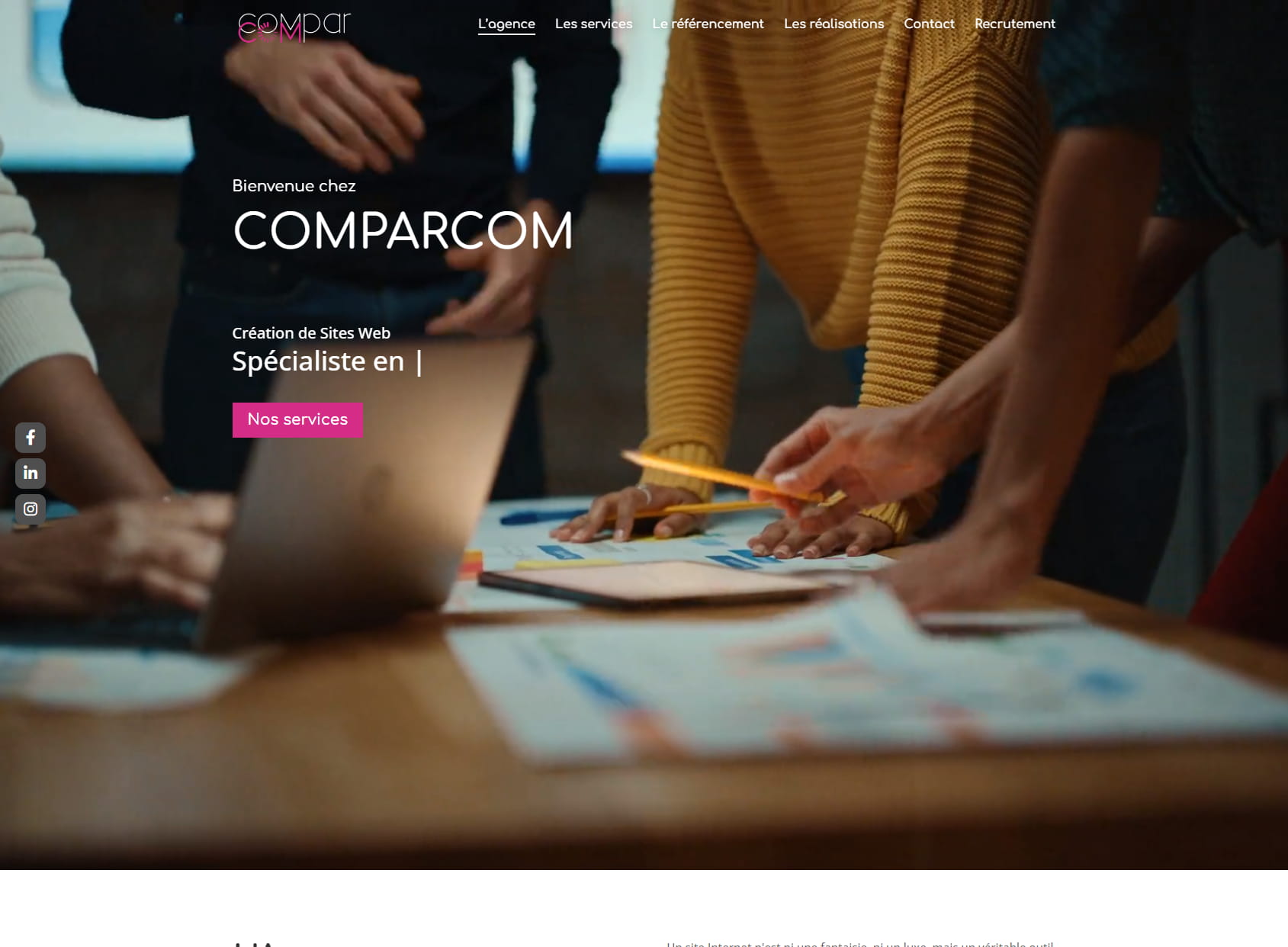 Agence COMPARCOM Bordeaux - Création Site Internet, Référencement SEO & Marketing digital
