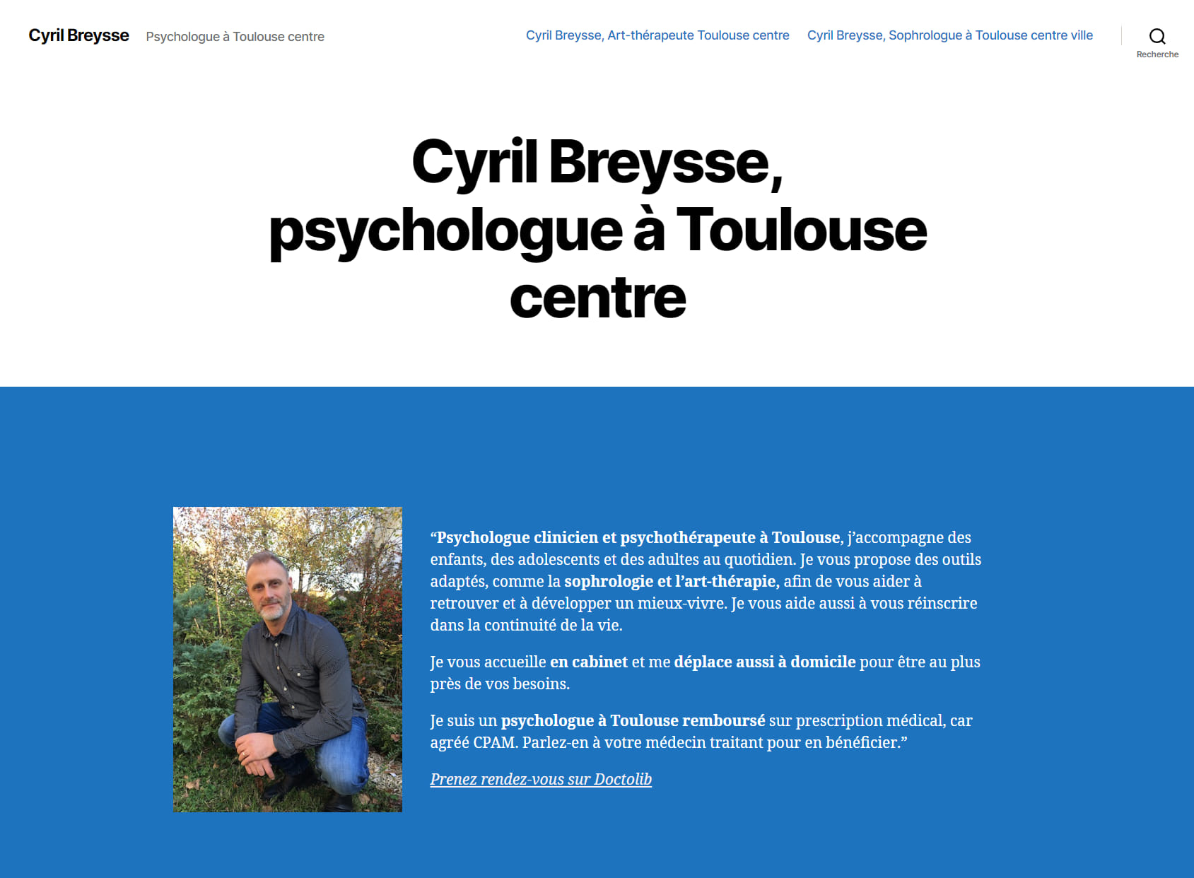 Cyril Breysse - Psychologue, sophrologue et art-thérapeute Toulouse