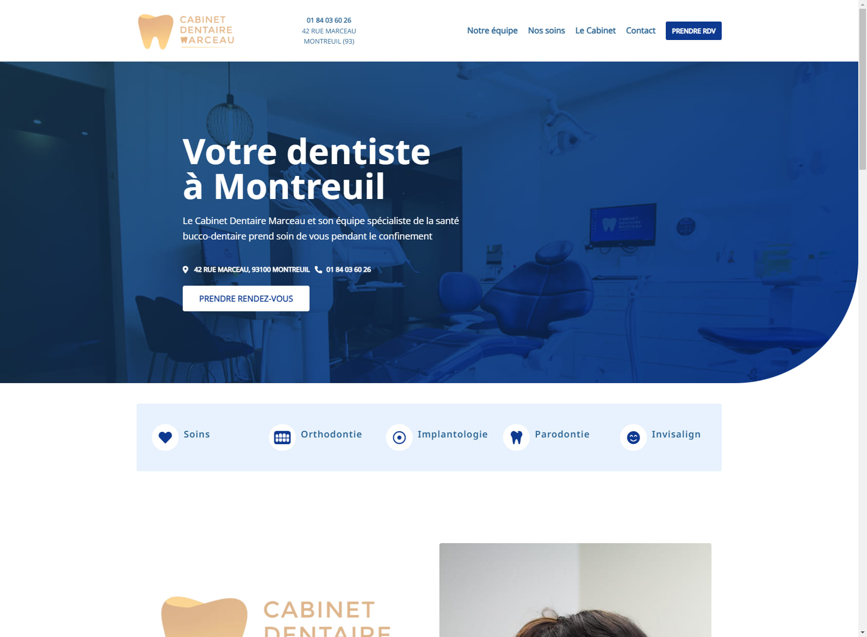 Cabinet Dentaire de Marceau - Dentiste Montreuil