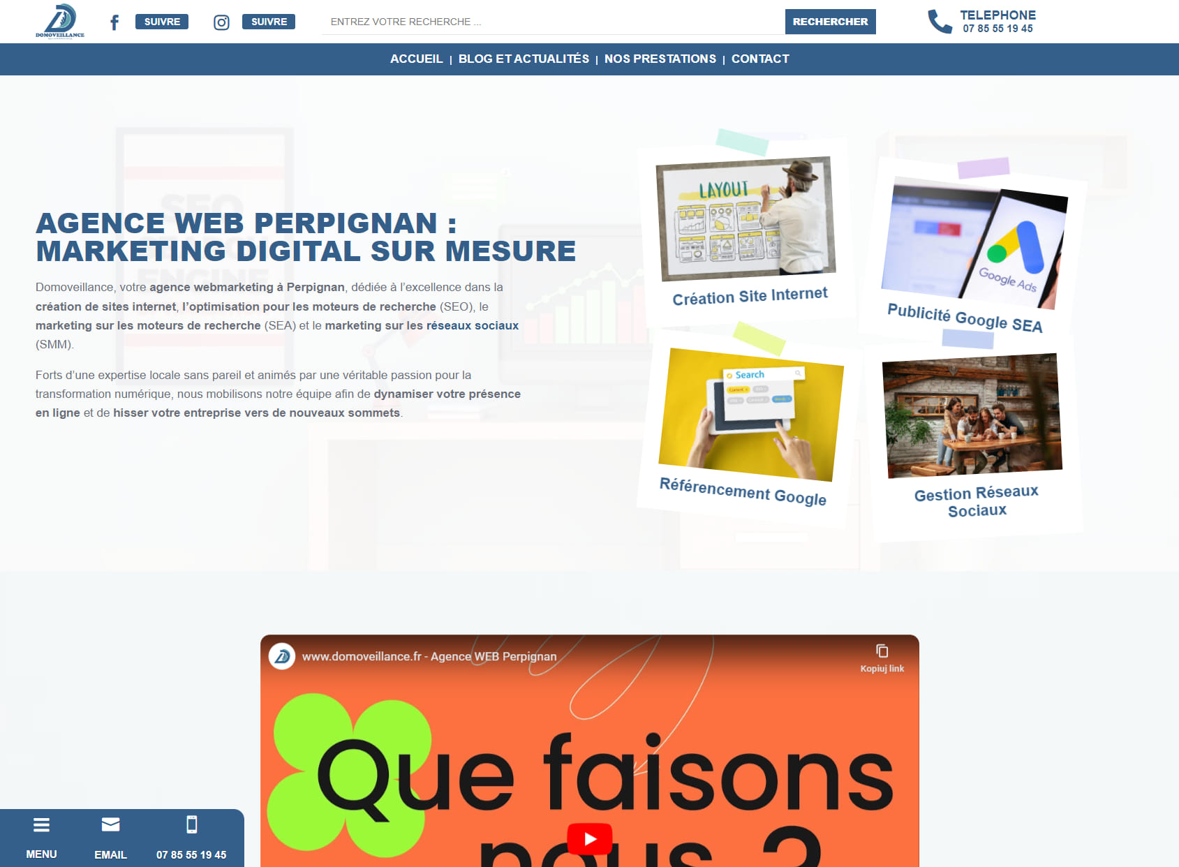 Domoveillance Agence Web Perpignan