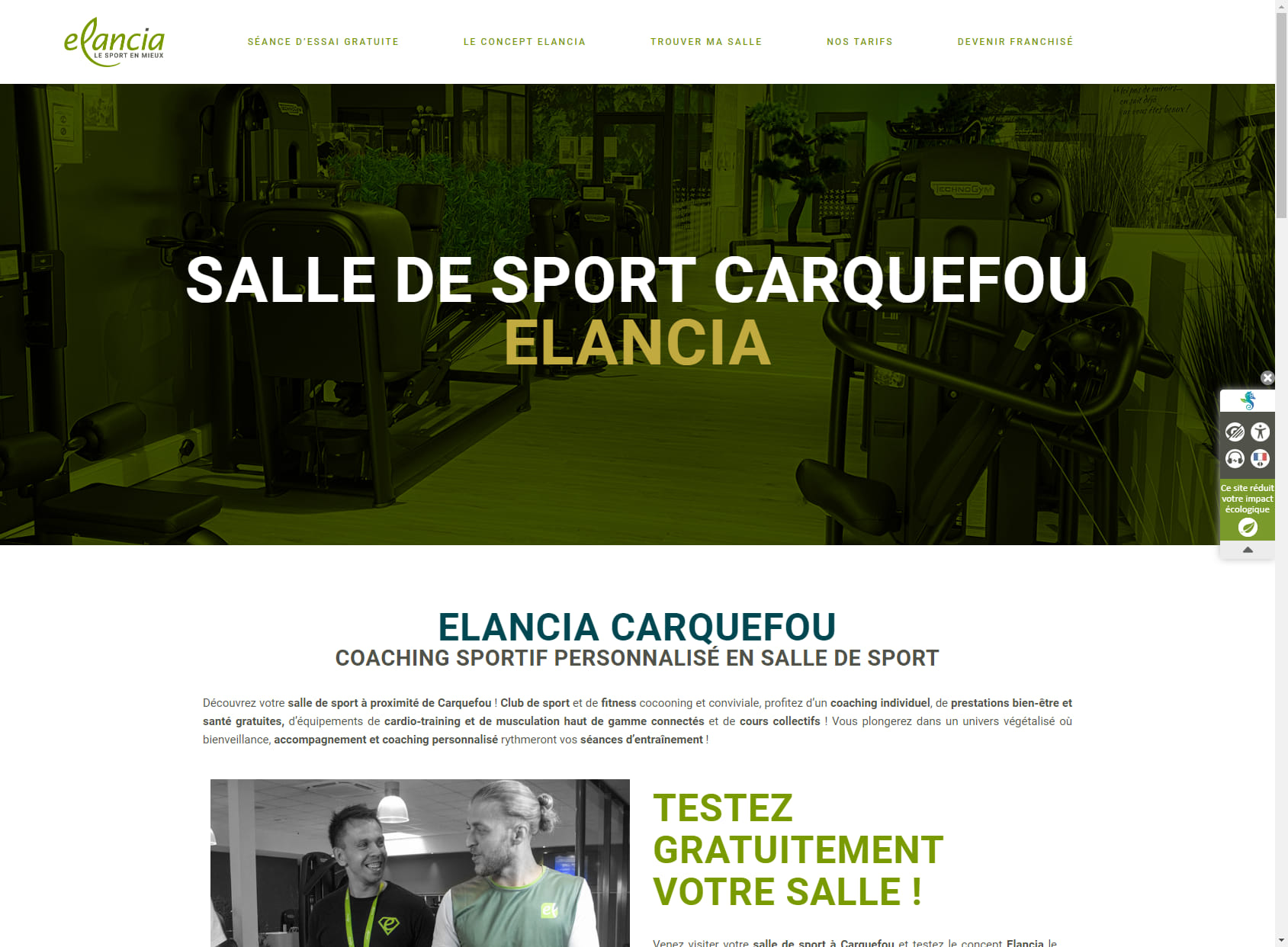 Salle de sport Elancia CARQUEFOU