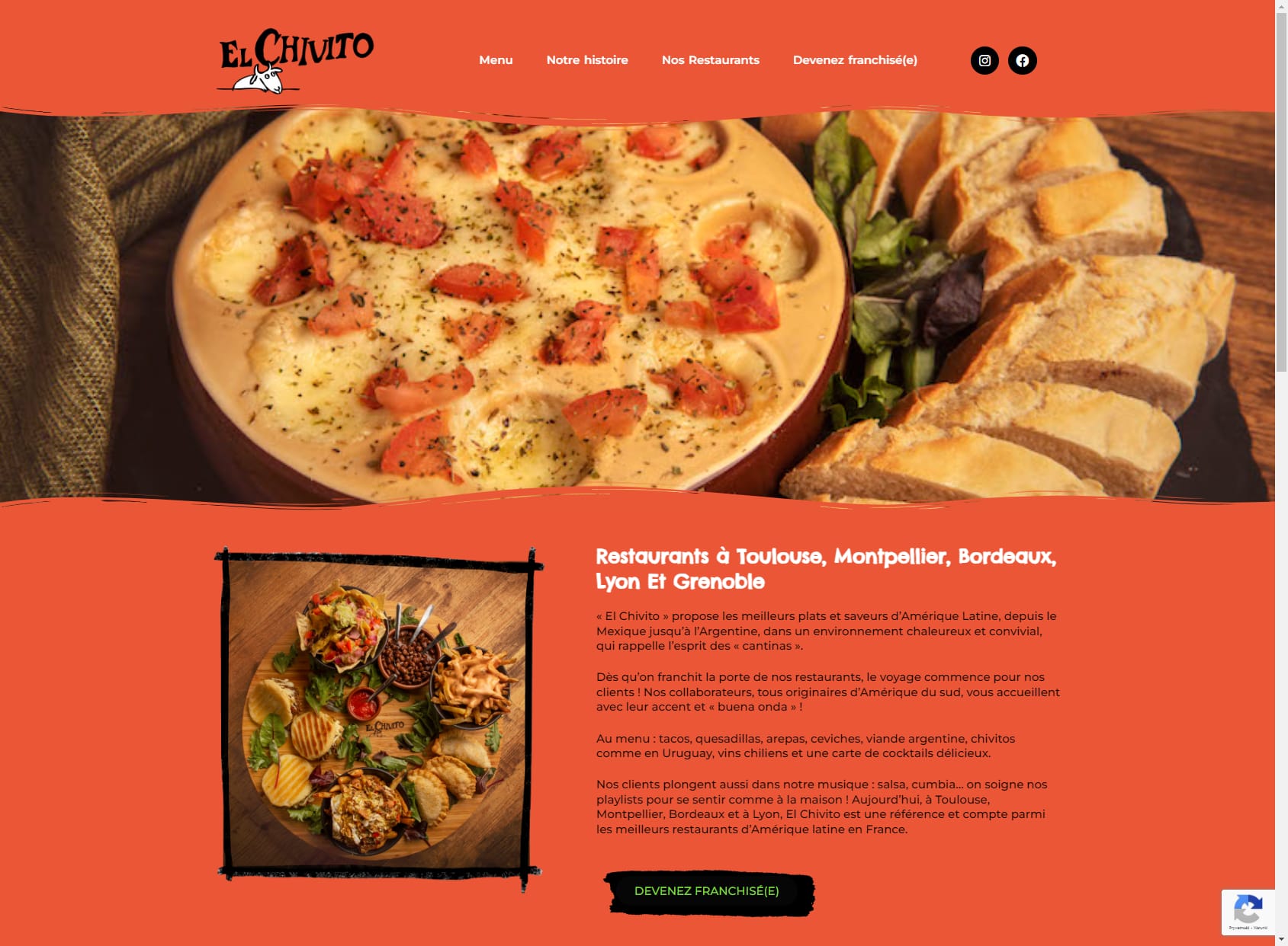 El Chivito Montpellier, Cuisine D’Amérique Latine