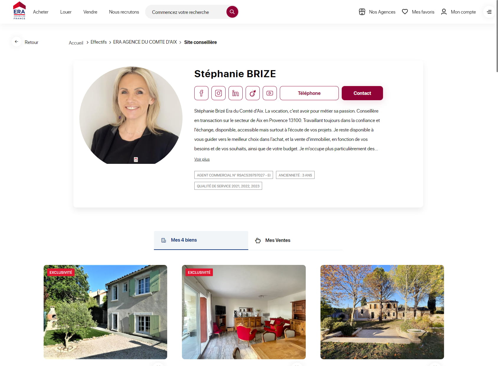 Stéphanie Brizé - conseiller immobilier Aix en Provence