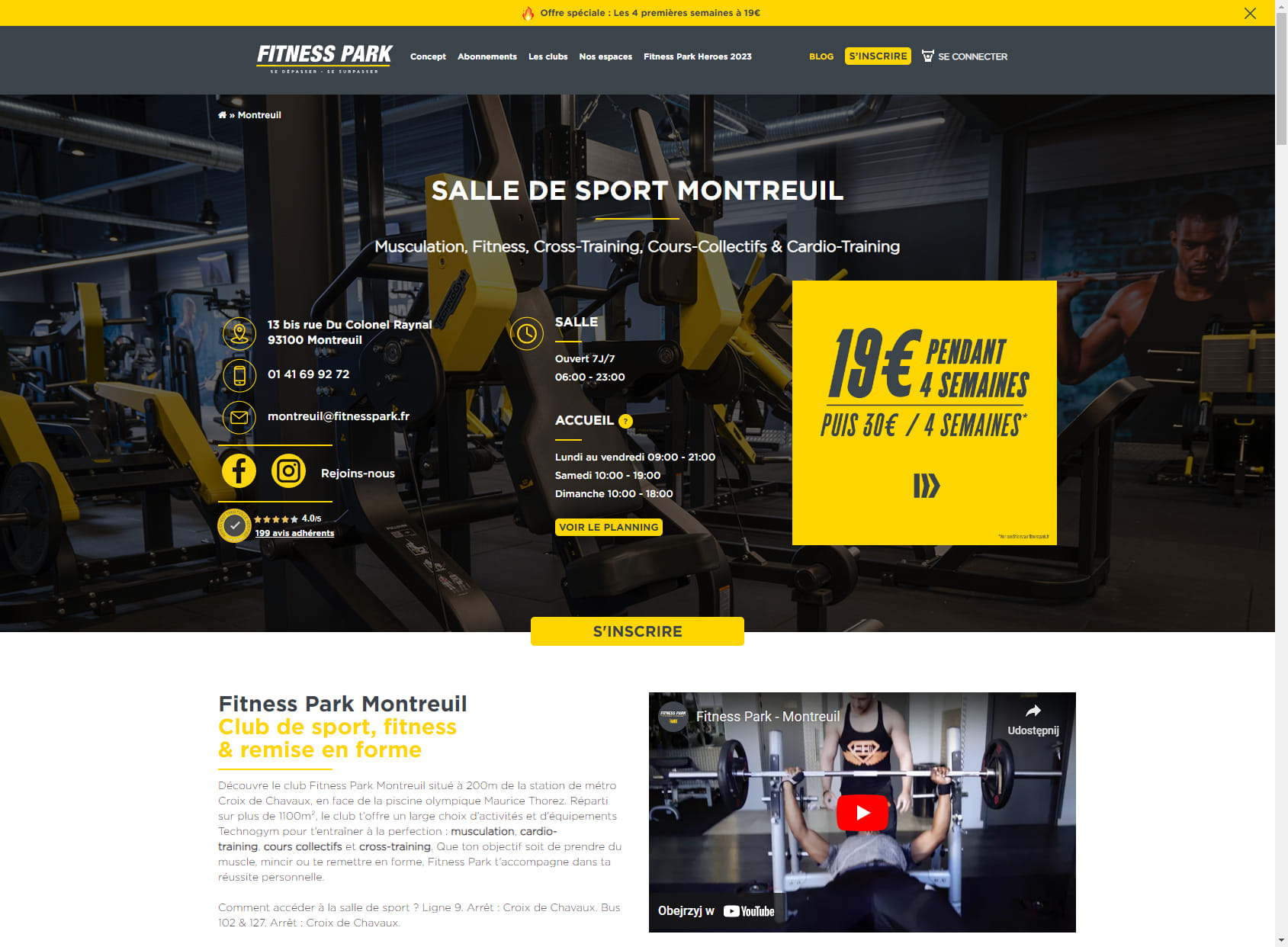 Fitness Park Montreuil