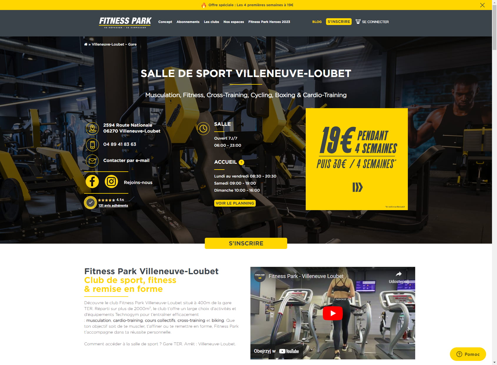 Fitness Park Villeneuve-Loubet
