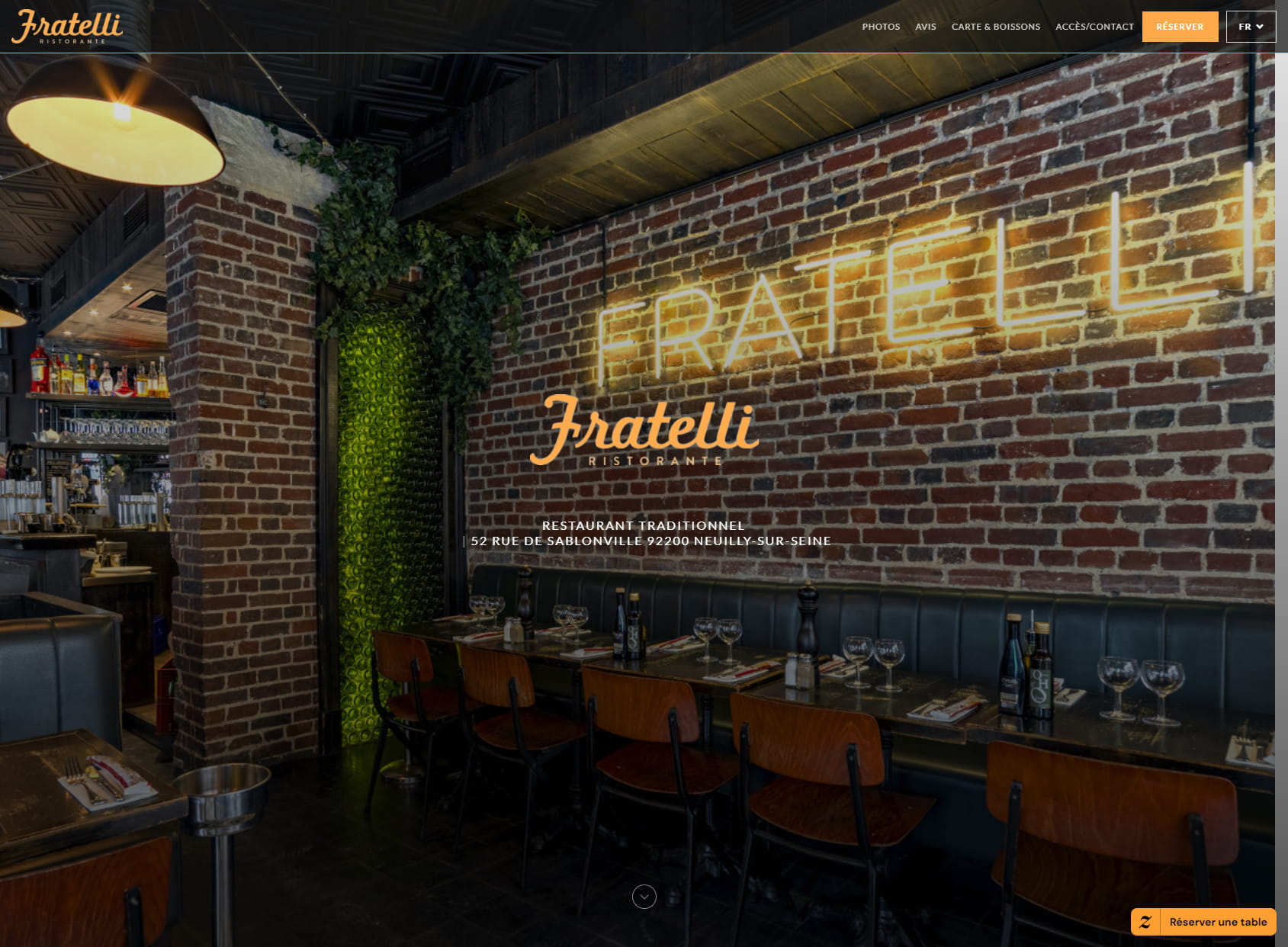 Restaurant Fratelli Neuilly