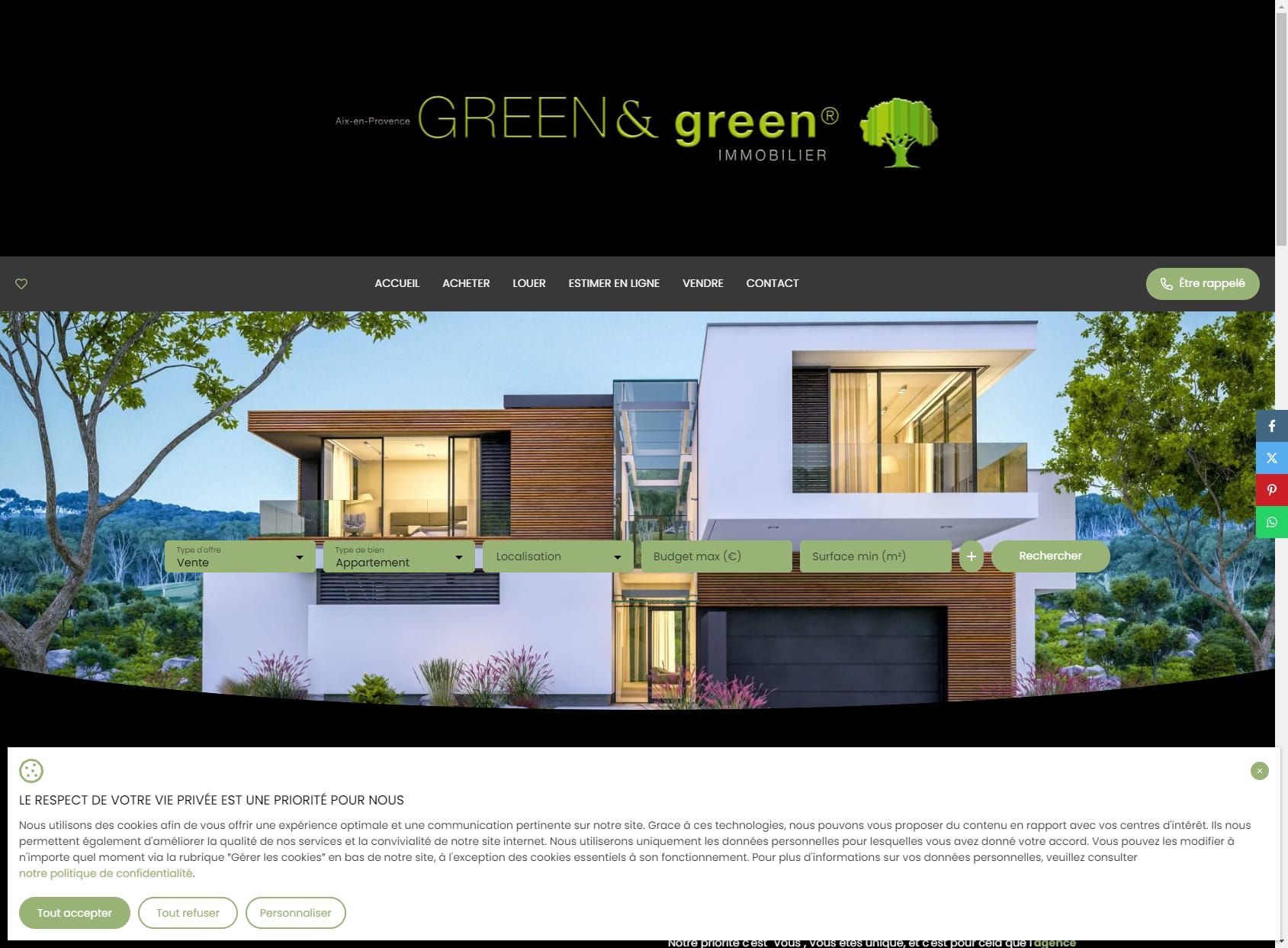 Agence immobilière Green and Green Immobilier