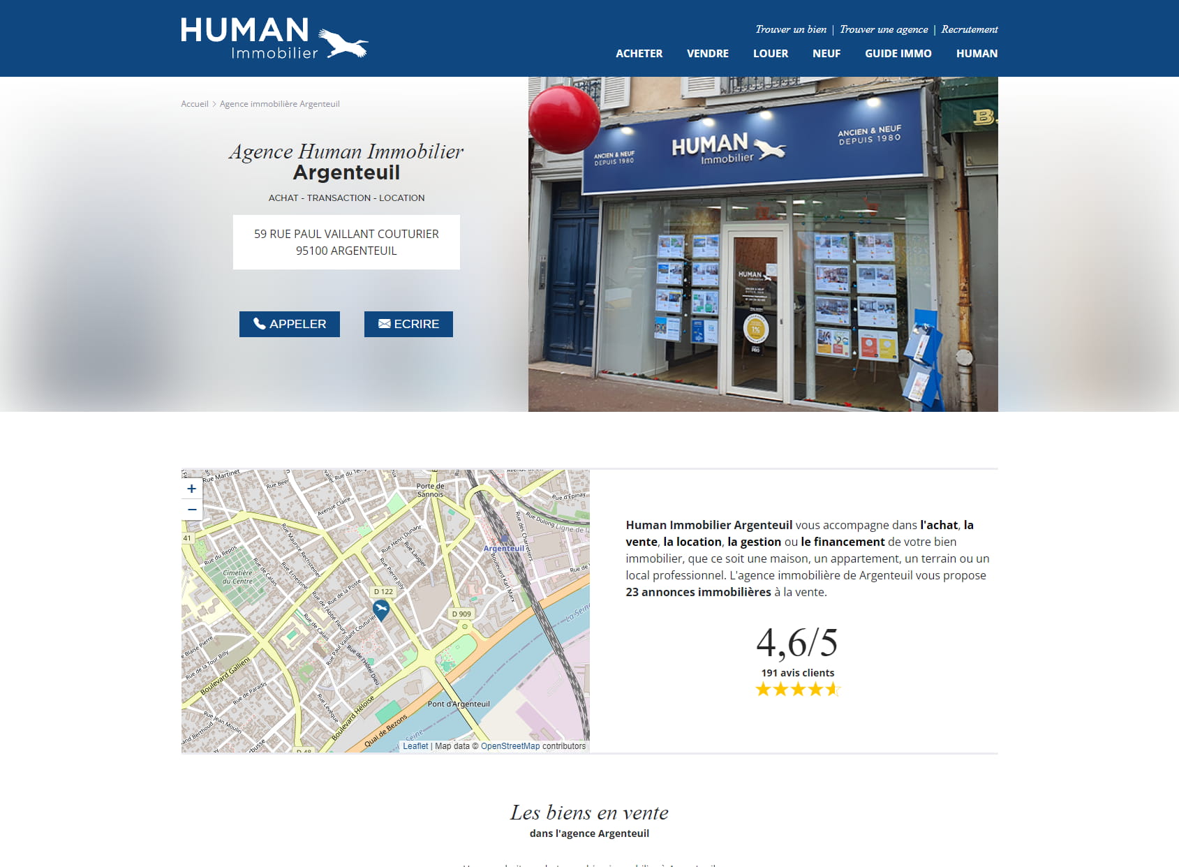 Human Immobilier Argenteuil