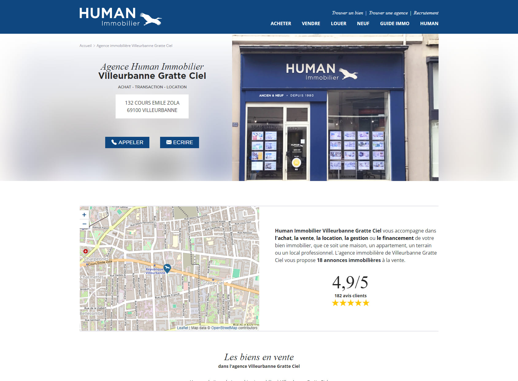 Human Immobilier Villeurbanne Gratte-Ciel