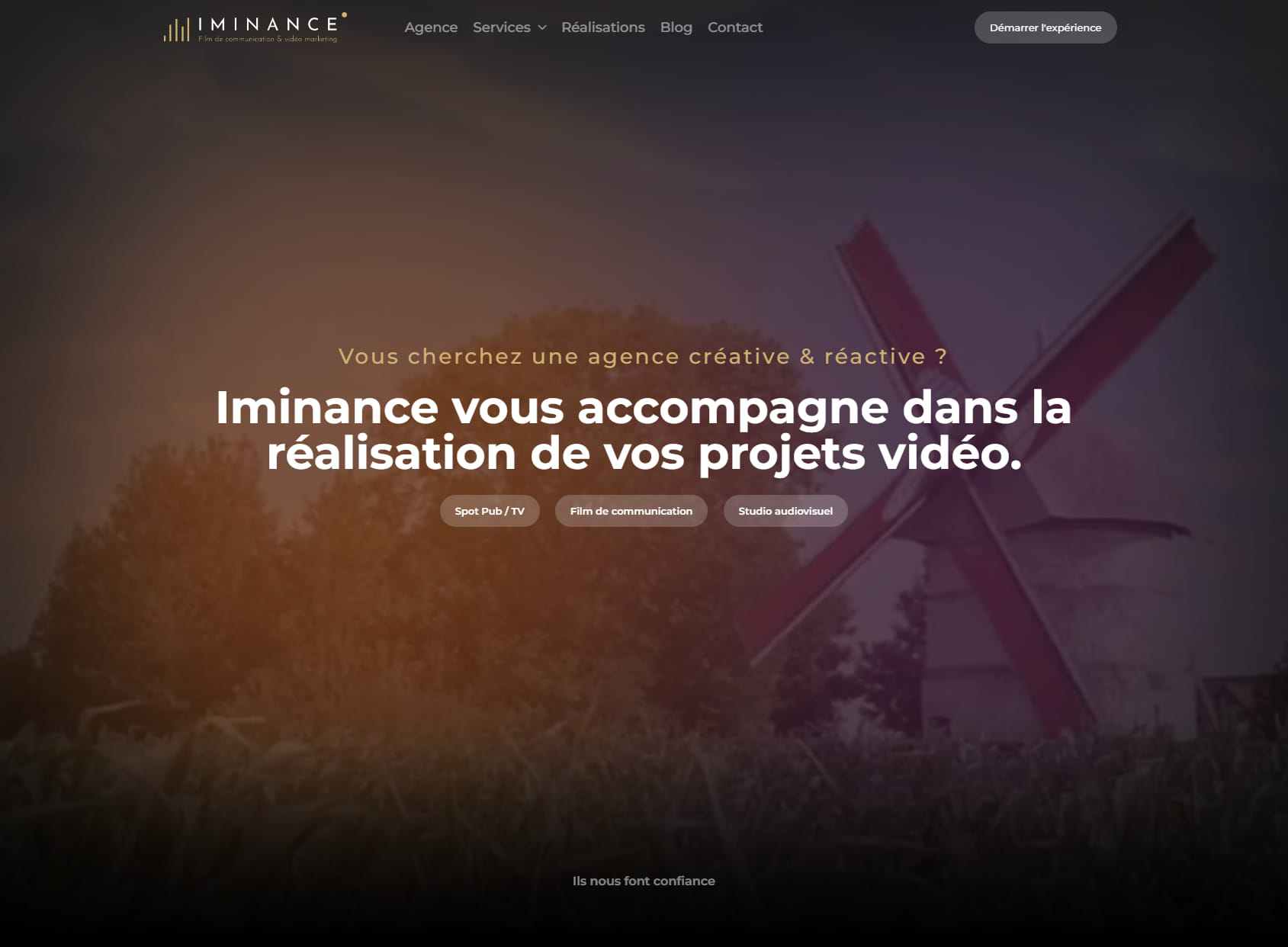 Iminance - Spot Publicitaire, Film de communication, motion design et Studio vidéo.