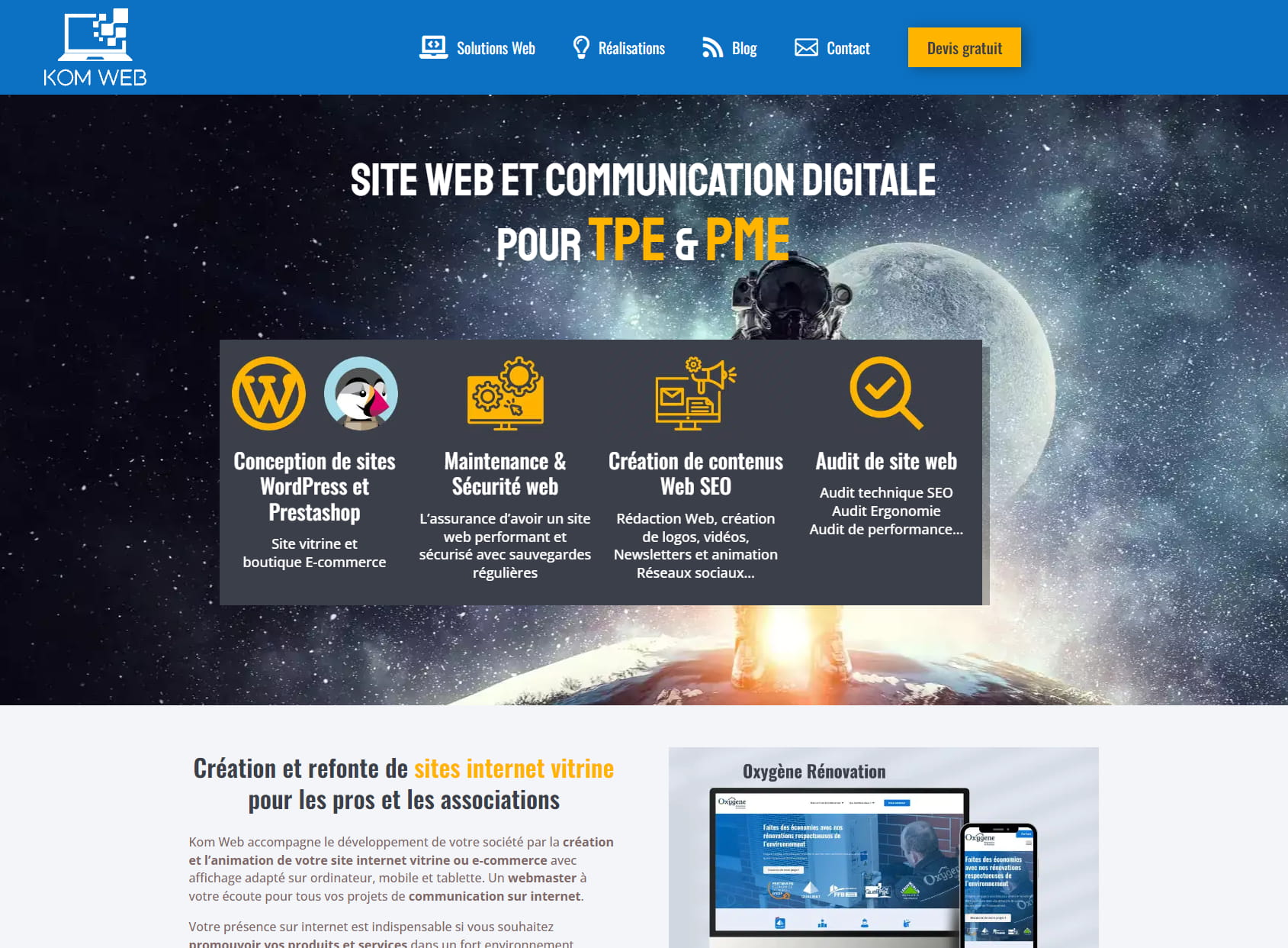 Kom Web - Agence web création de site internet