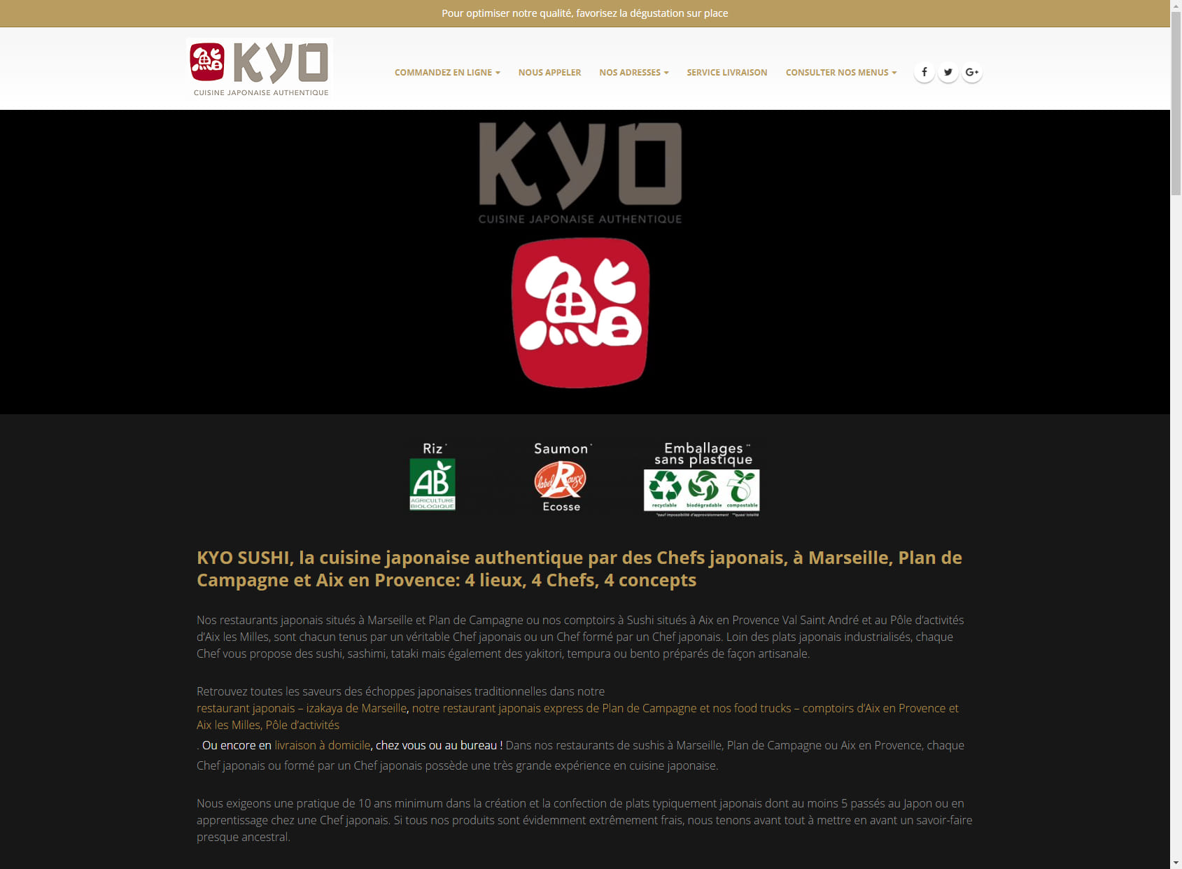 KYO SUSHI by japanese chefs