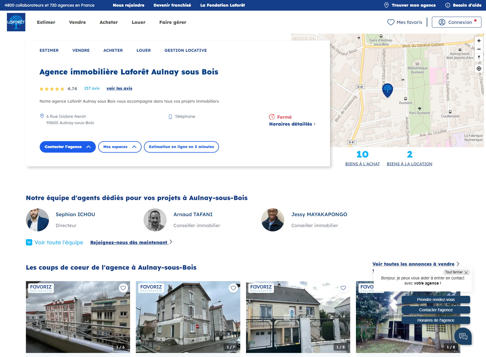 Agence immobilière Laforêt Aulnay-Sous-Bois