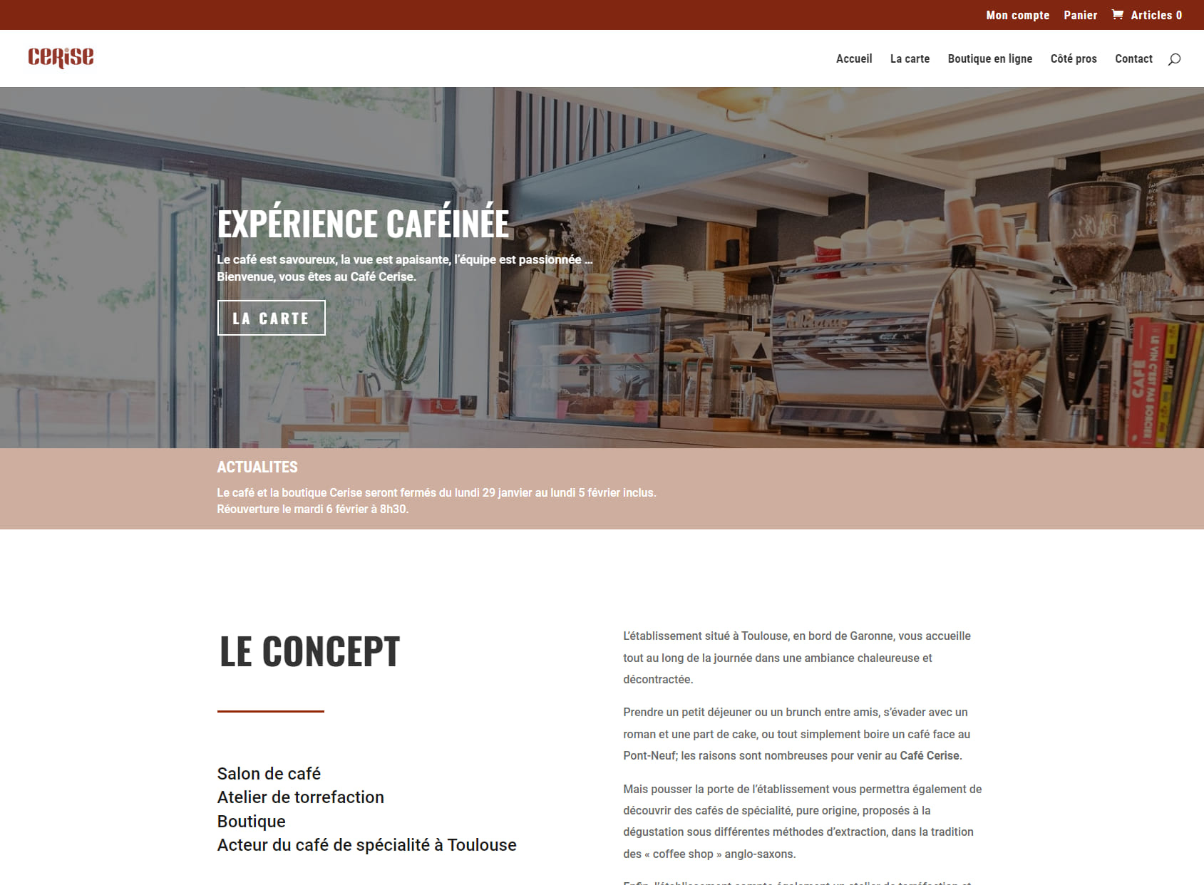 CERISE - Le Café