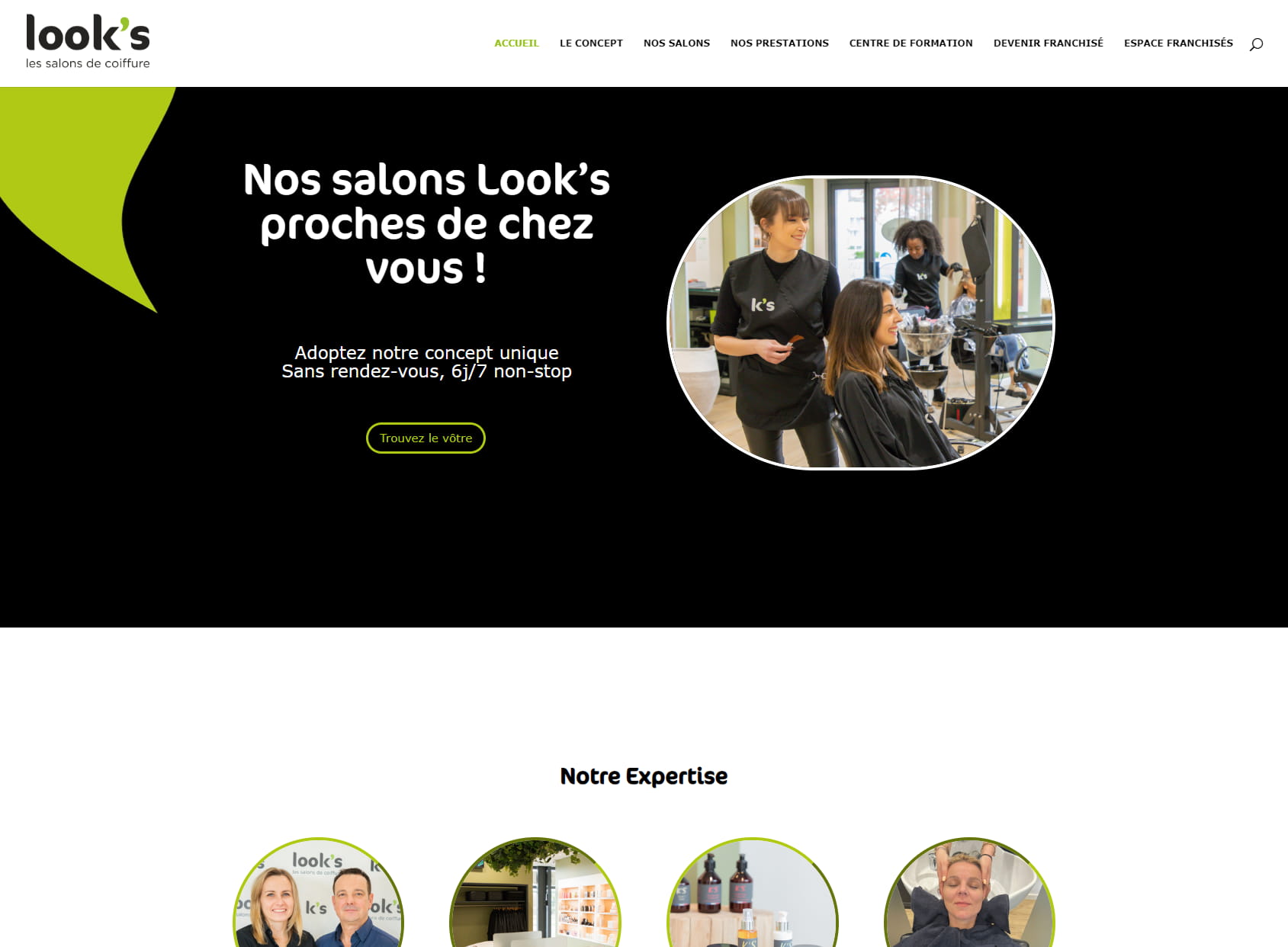 LOOK'S - coiffeur Brest - salon de coiffure Brest - SANS RDV- 6J/7