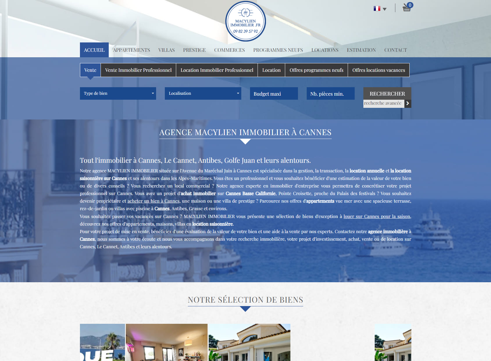 MACYLIEN IMMOBILIER Agence Cannes