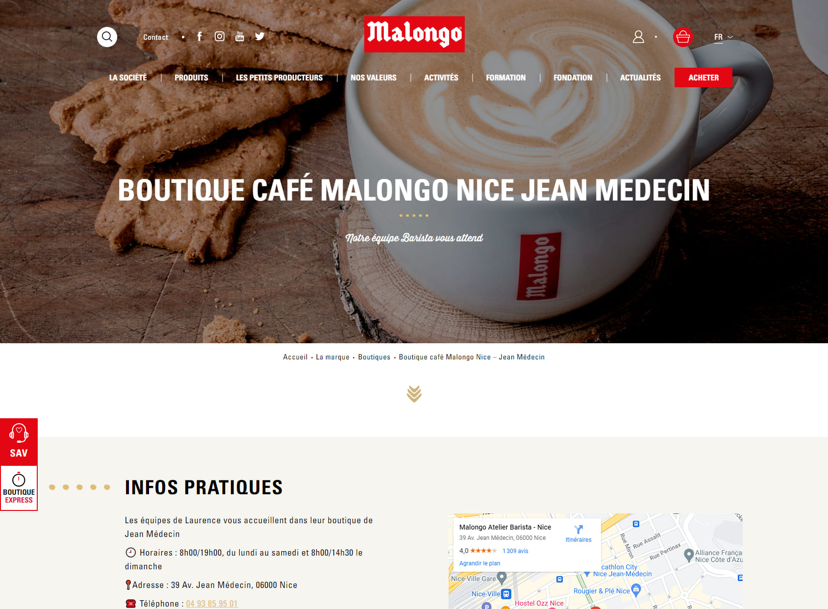 Malongo Atelier Barista - Nice