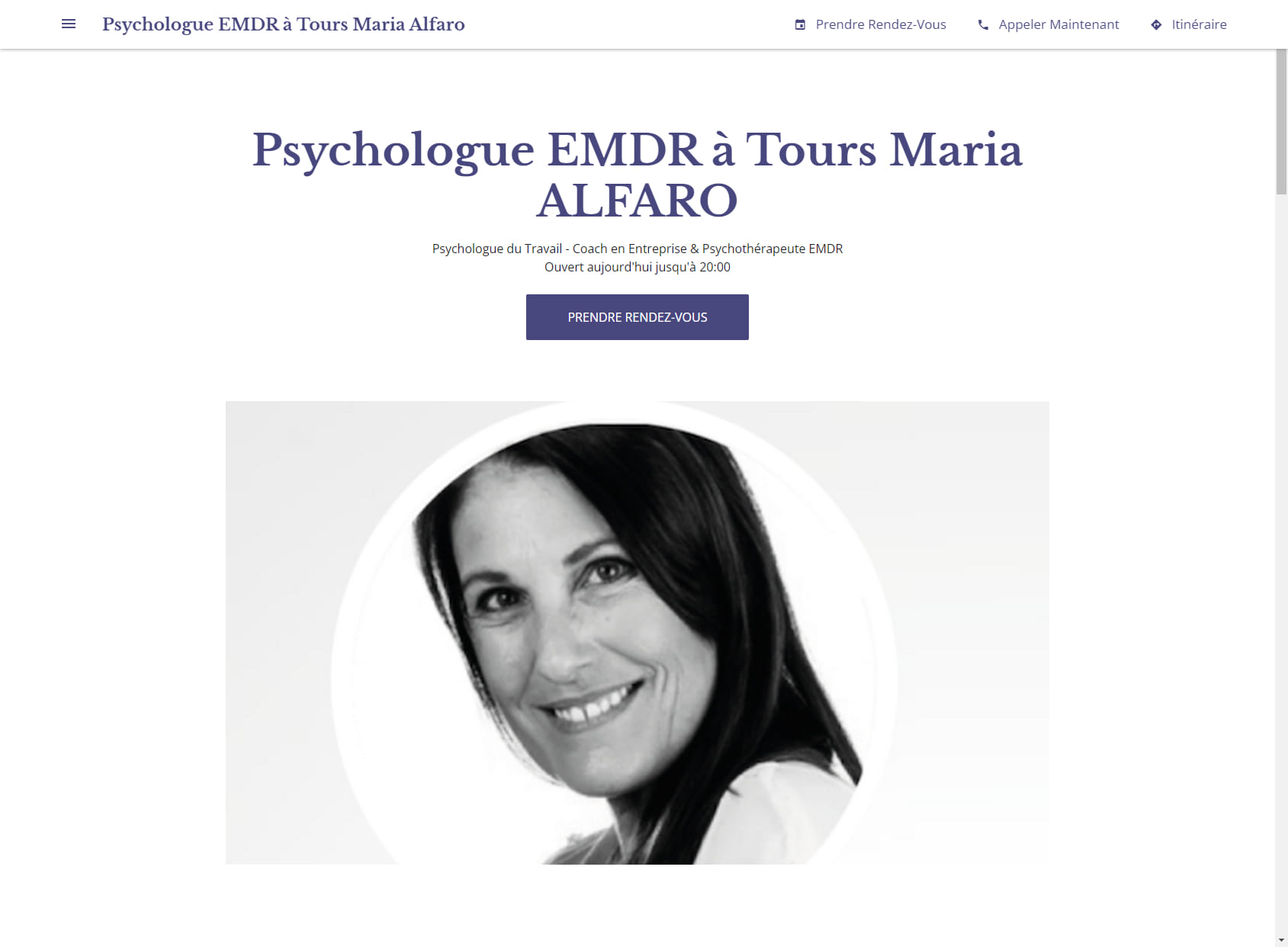 Psychologue EMDR à Tours Maria Alfaro