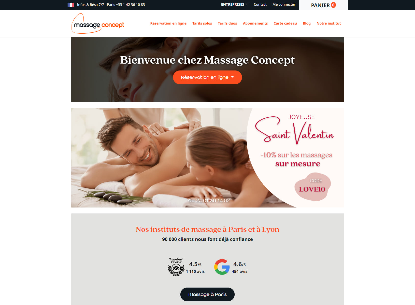 Massage Concept à Paris