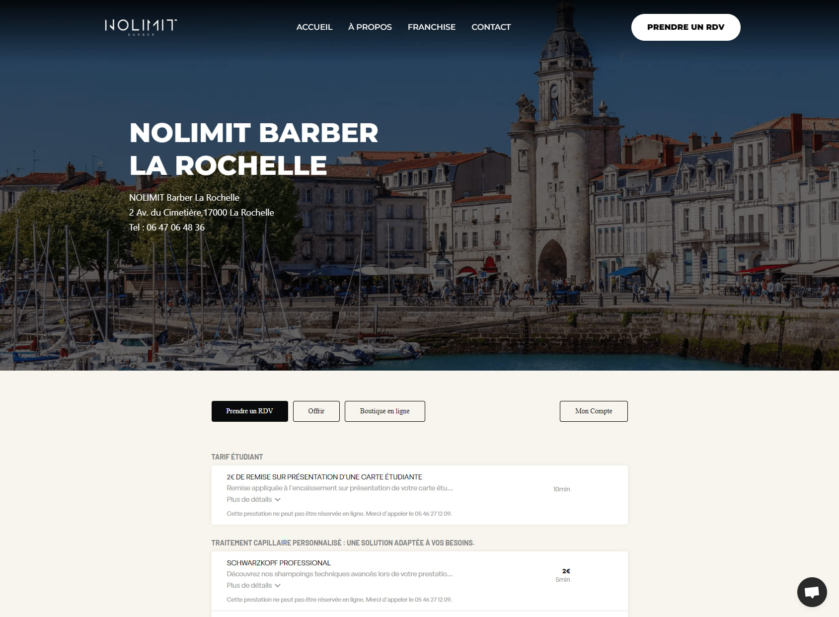 NOLIMIT Barber La Rochelle