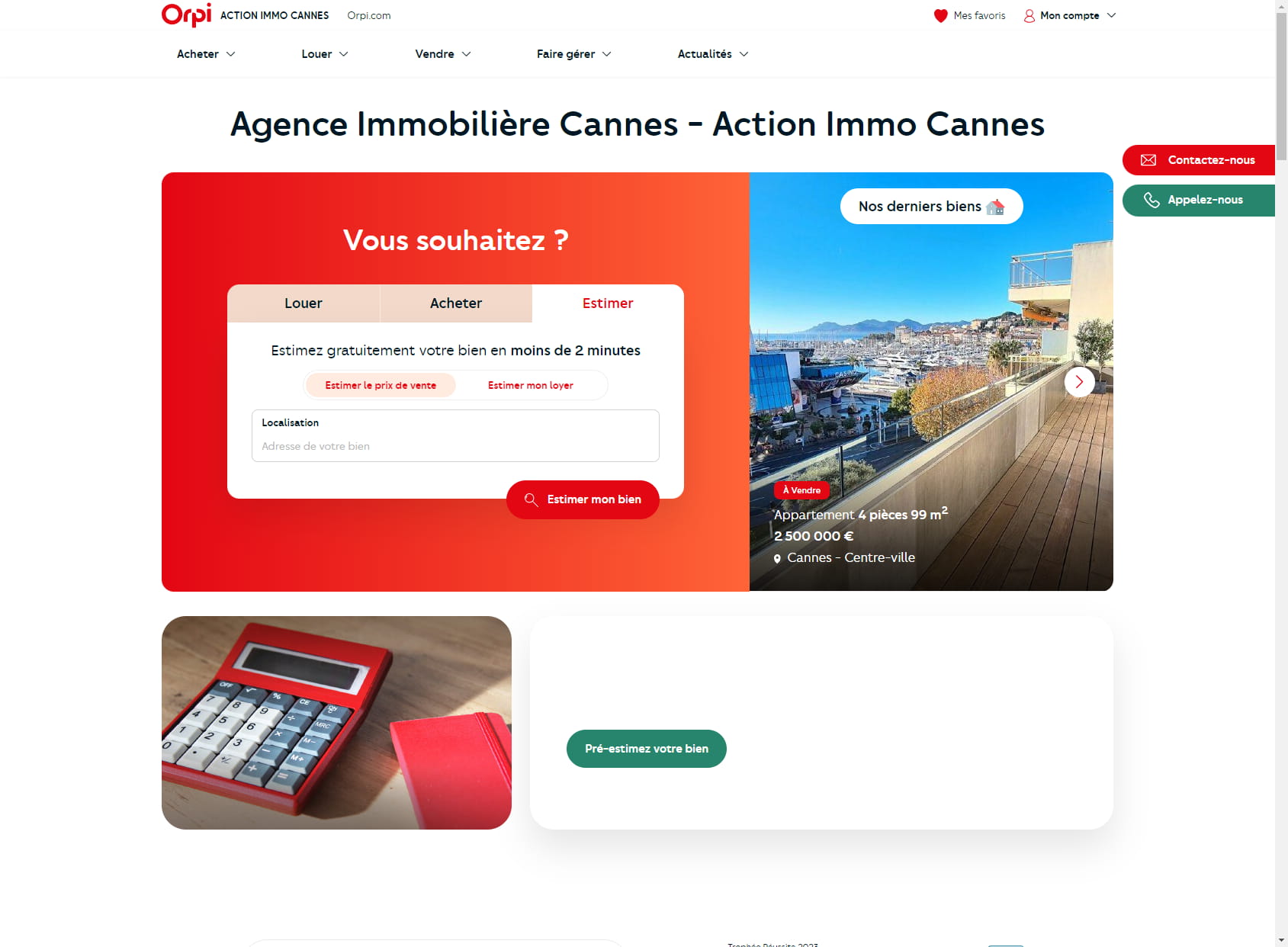 ORPI Action Immobilier Cannes