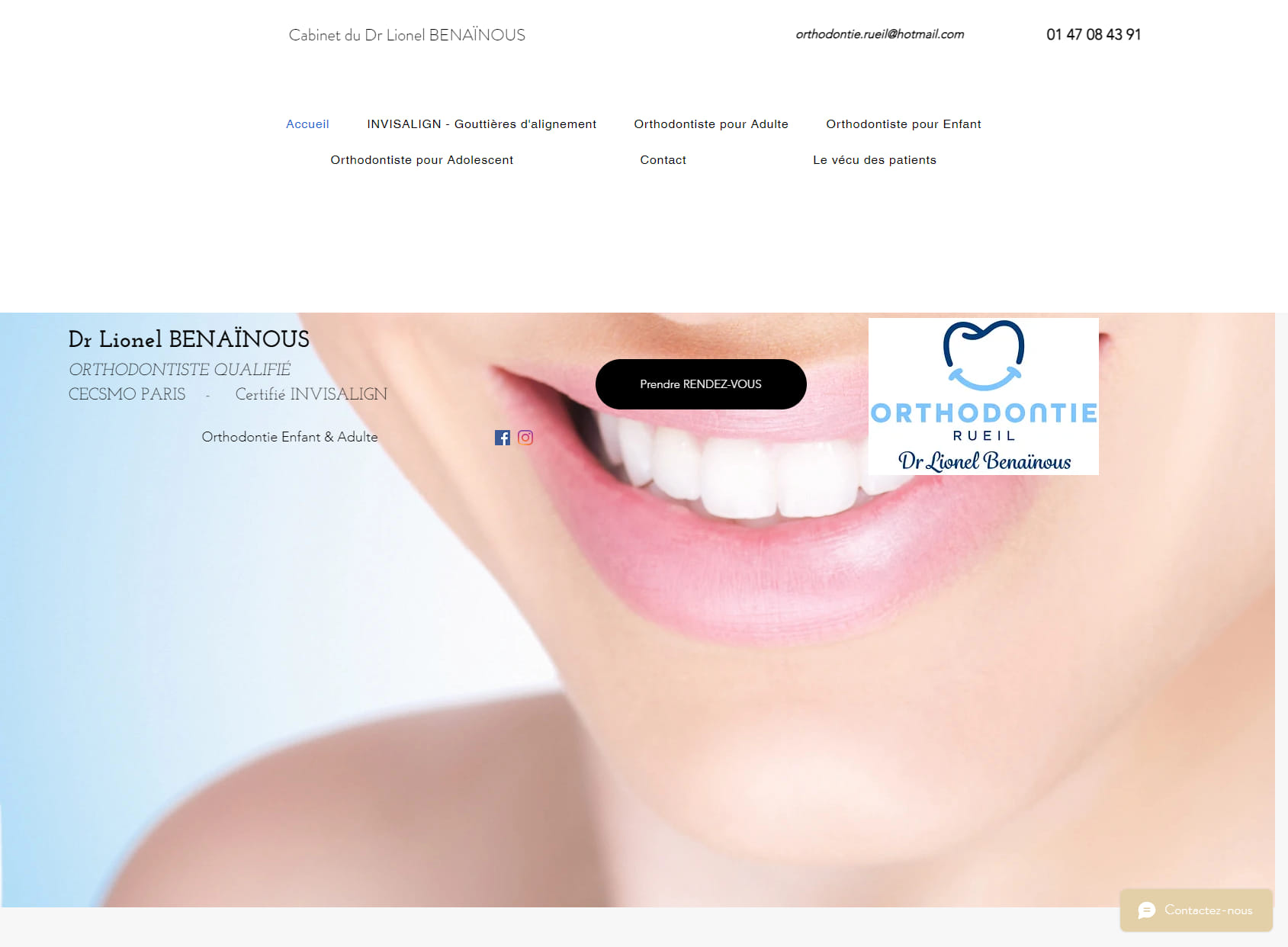Dr Lionel BENAÏNOUS - Orthodontiste - Rueil