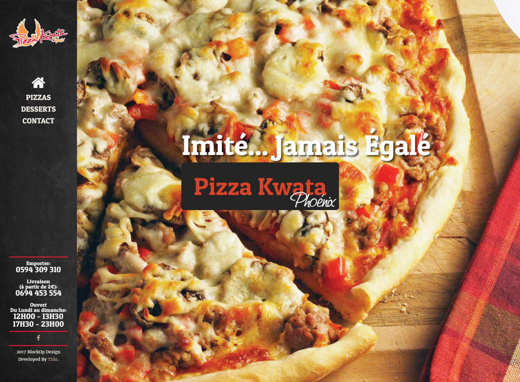 Pizza KWATA. (Phénix)