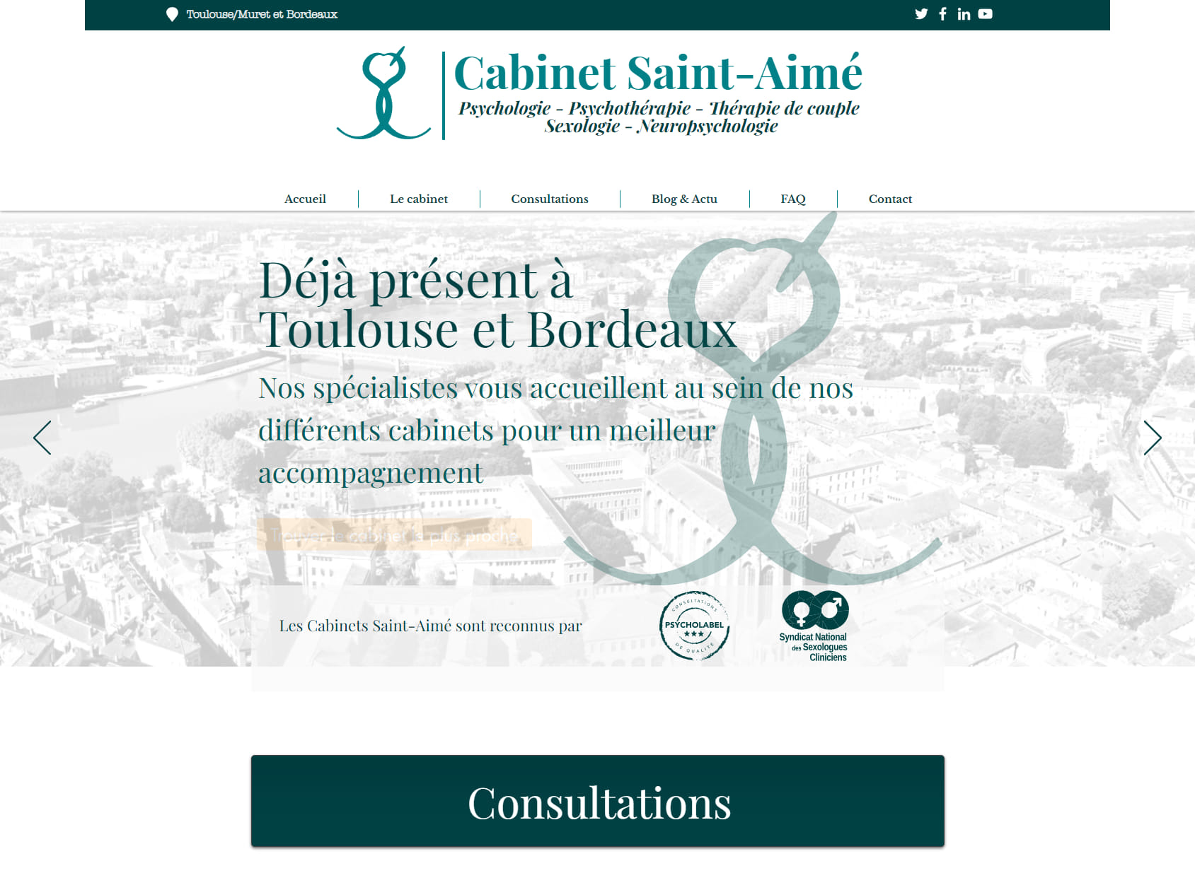 Cabinet Saint-Aimé - Toulouse Croix de Pierre - Psychothérapie , Thérapie de couple et Sexologie depuis 2001