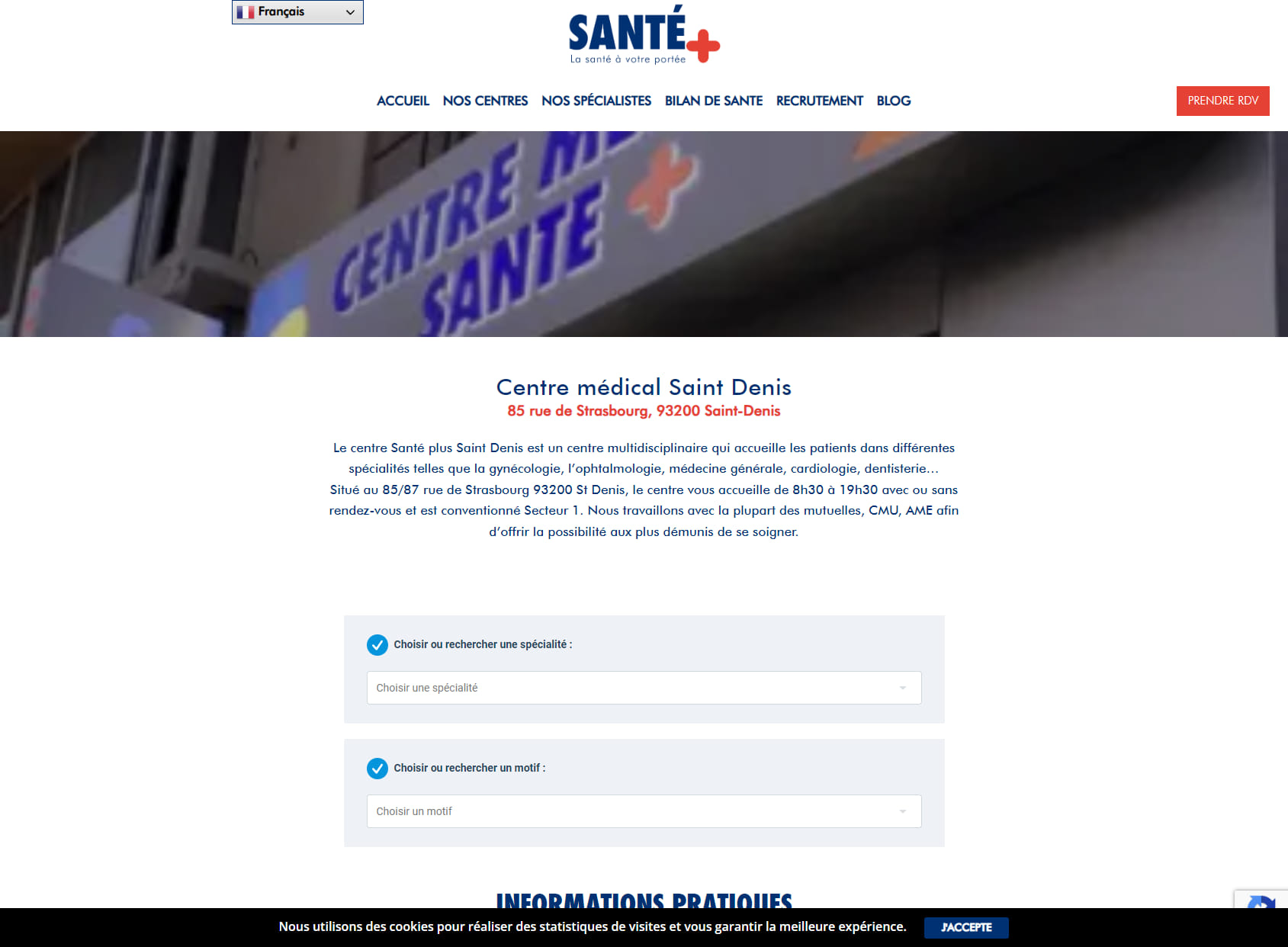 Center Medical - Dentistry - Ophthalmic Saint Denis