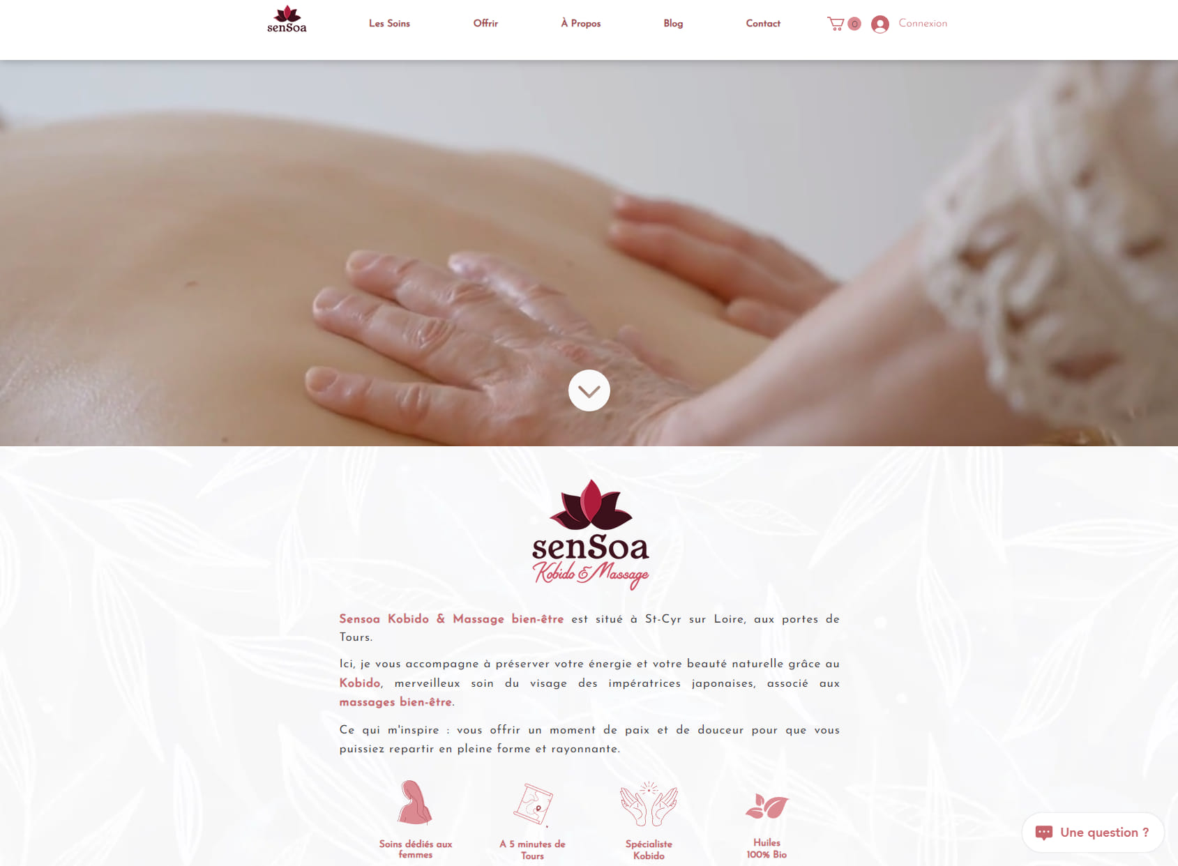 SENSOA - Massages bien-être & soin visage Kobido - Tours