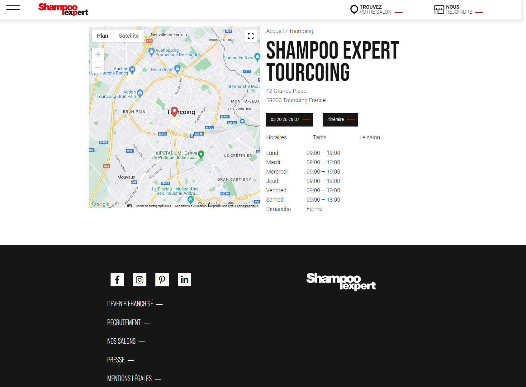 Salon Shampoo Tourcoing