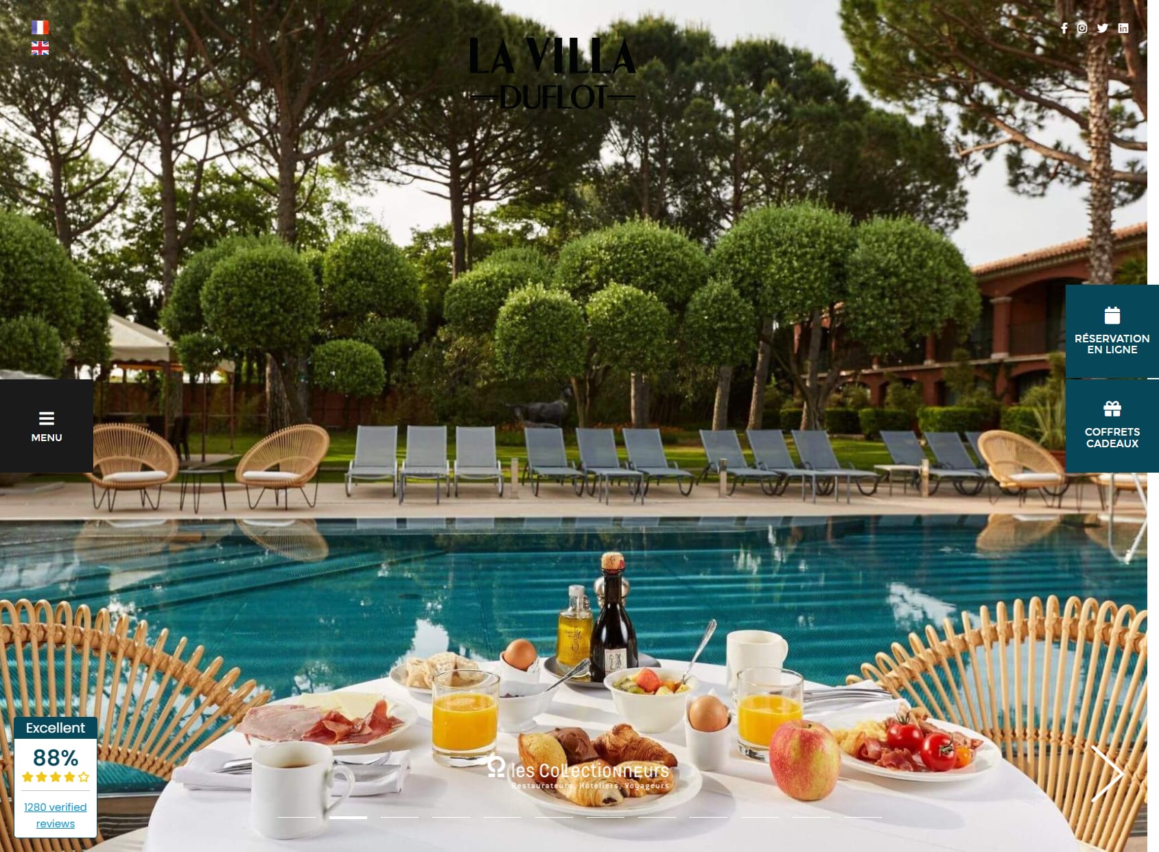 La Villa Duflot Perpignan Restaurant Hôtel&Spa